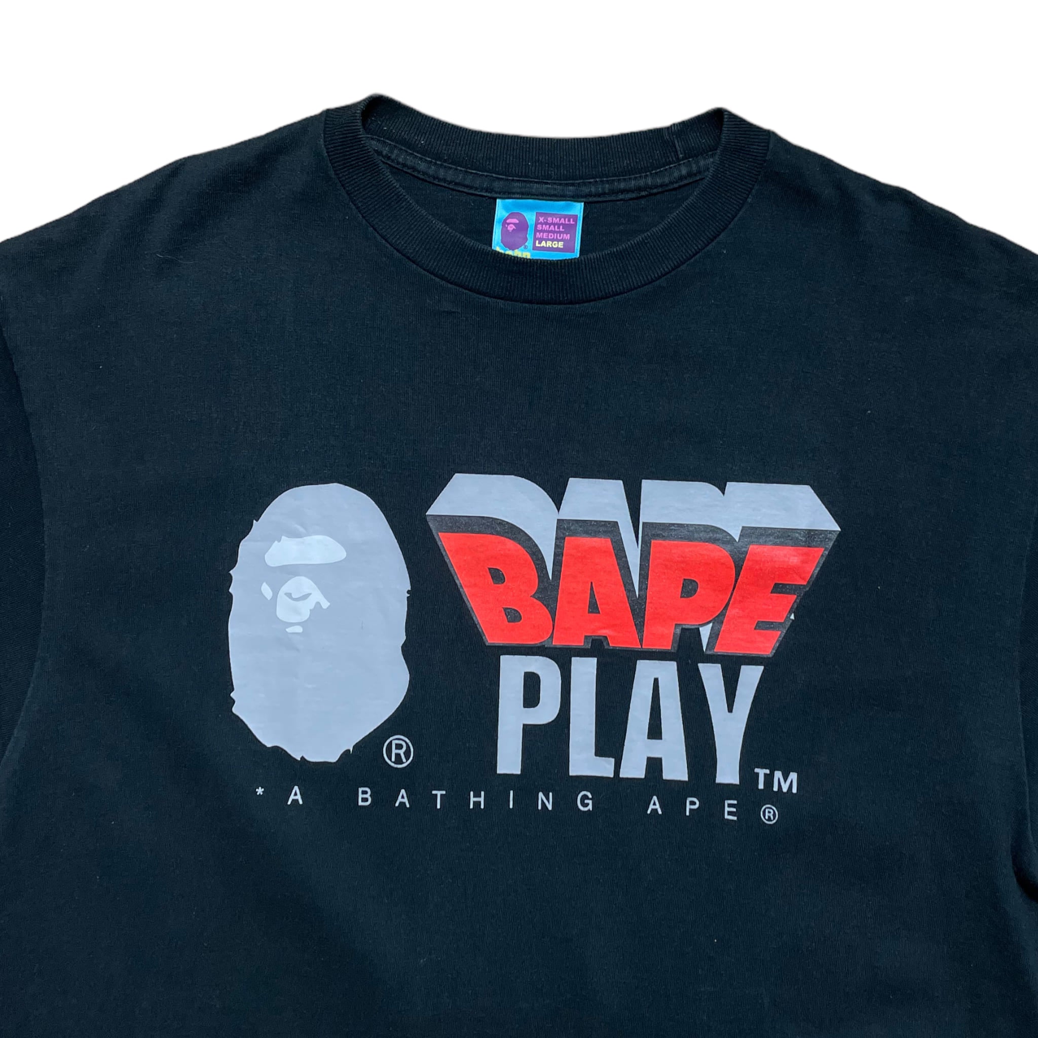 Vintage-T-Shirt mit Bape-OG-Tag (L)