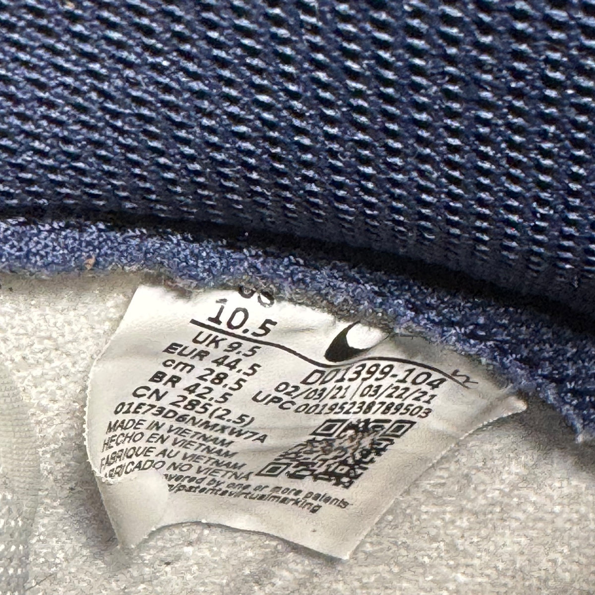 Dunk High Midnight navy  (44.5EU)