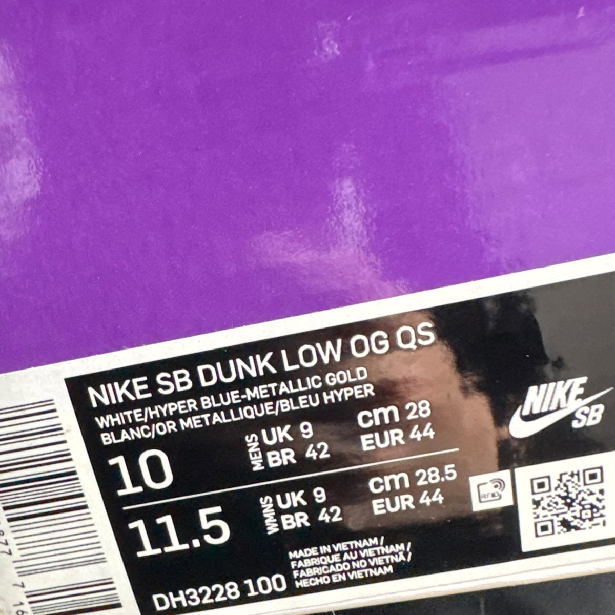 Dunk SB Low Supreme Hyper blue (44EU)