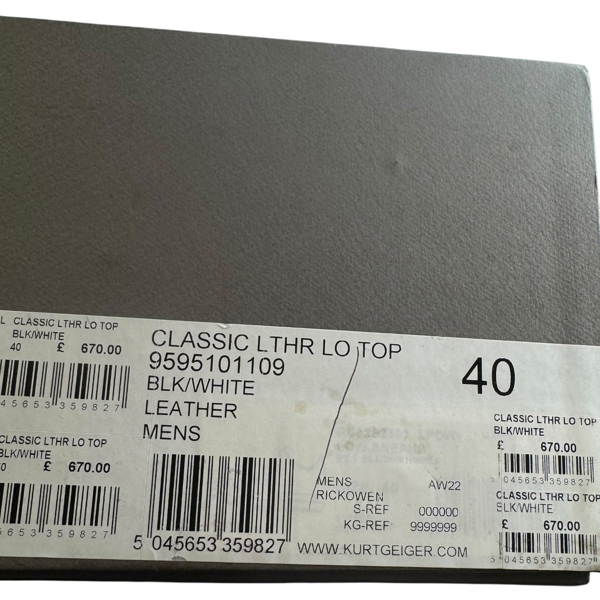 Rick Owens Ramone Jumbo (40EU)