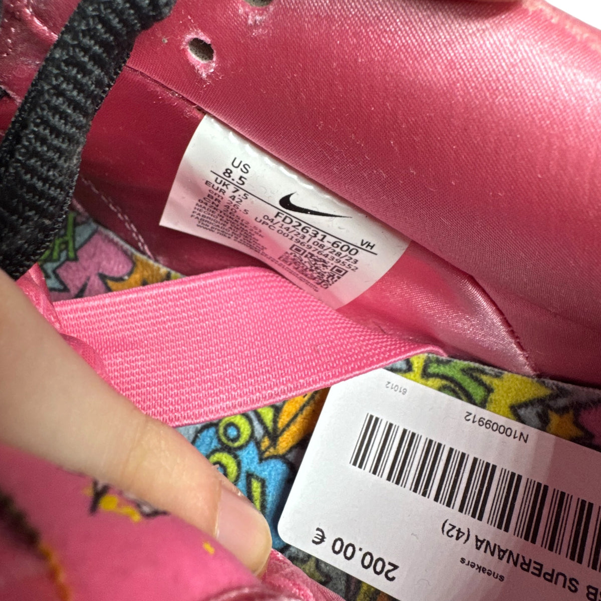 Dunk SB Low Super Nana Blossom (42EU)