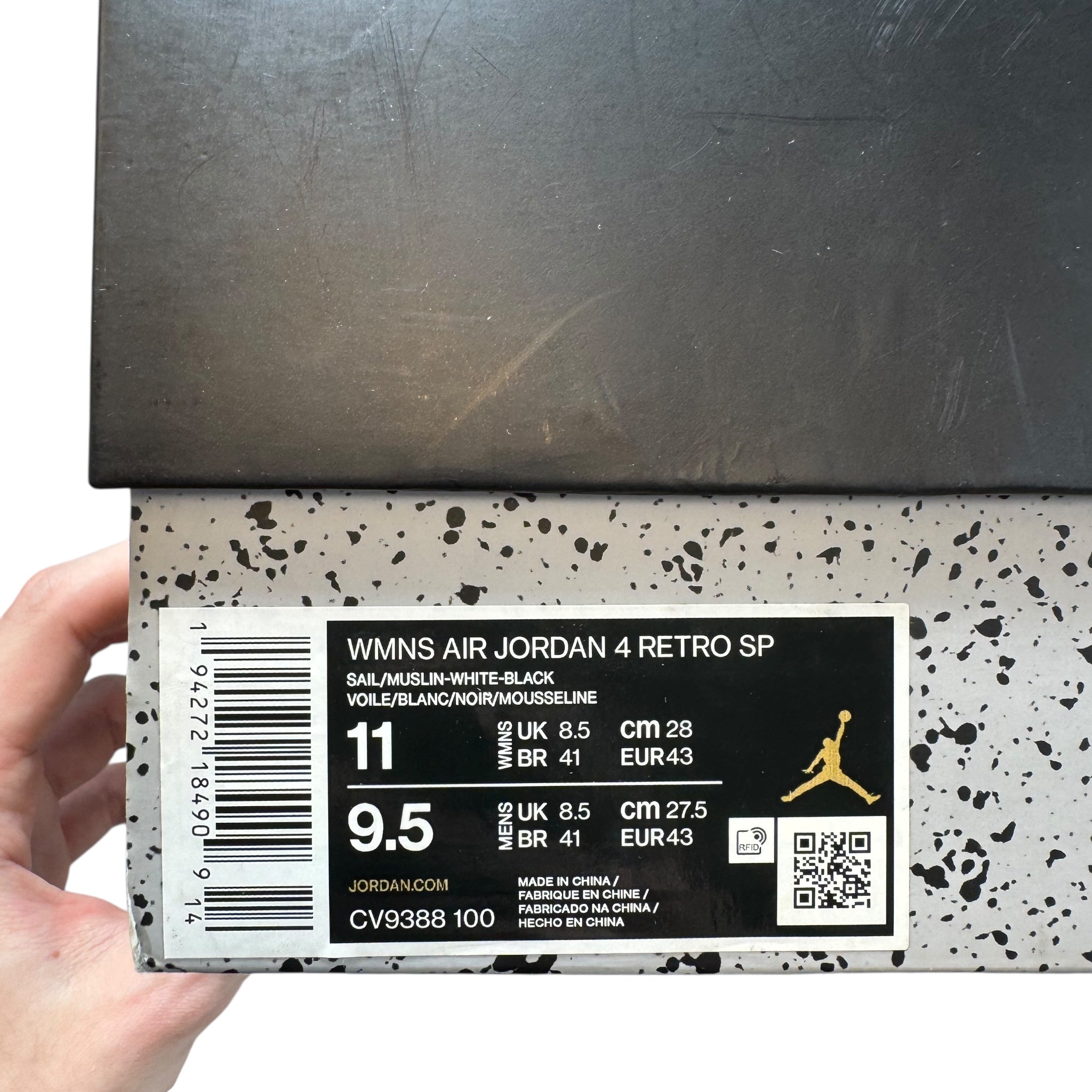 Jordan 4 off white SAIL(43EU)