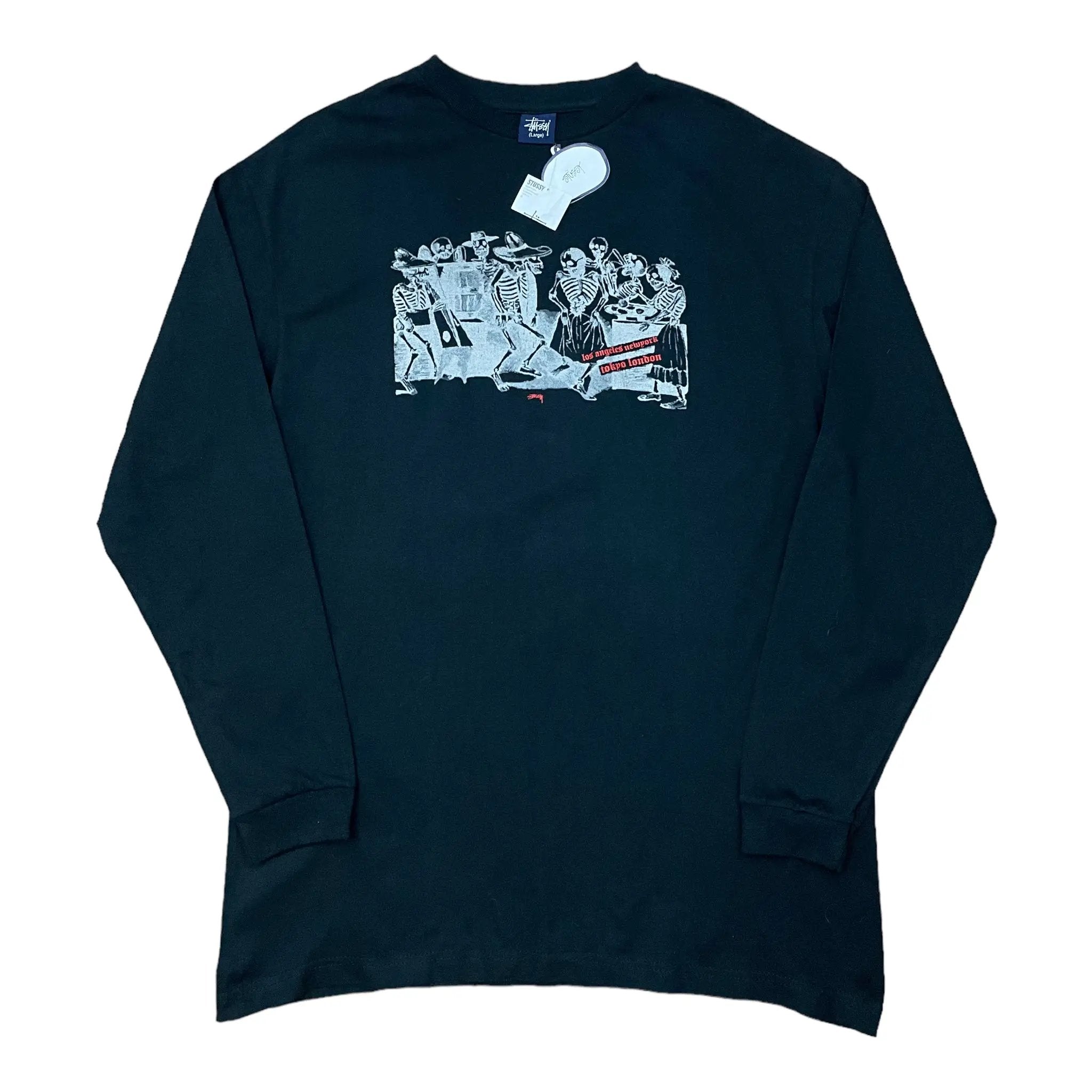 Stussy vintage deadtsock long sleeve t-shirt (L)