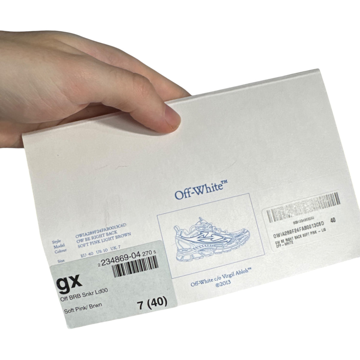 Off-White Be Right Back (40EU)