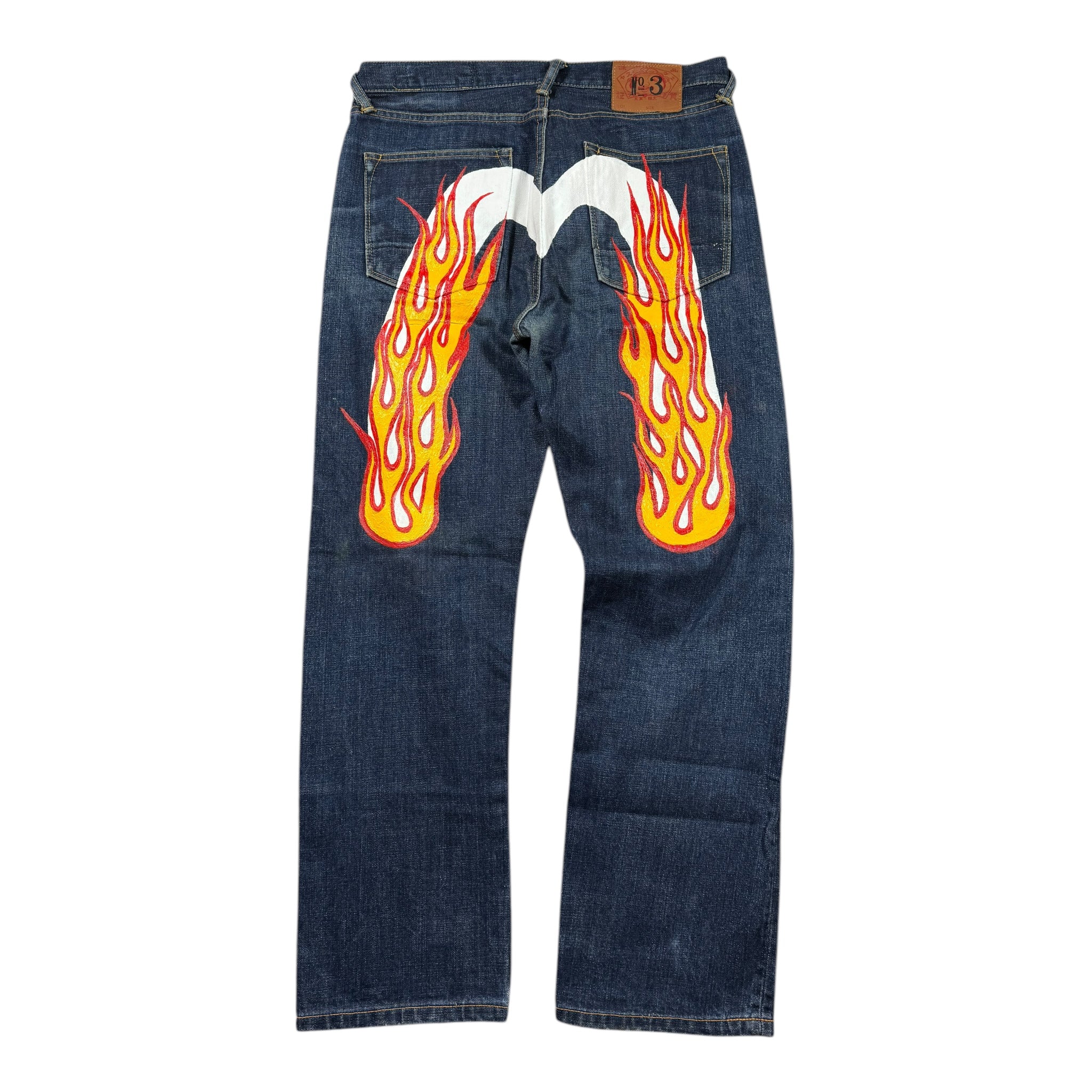 Evisu Daicock baggy jeans (L)