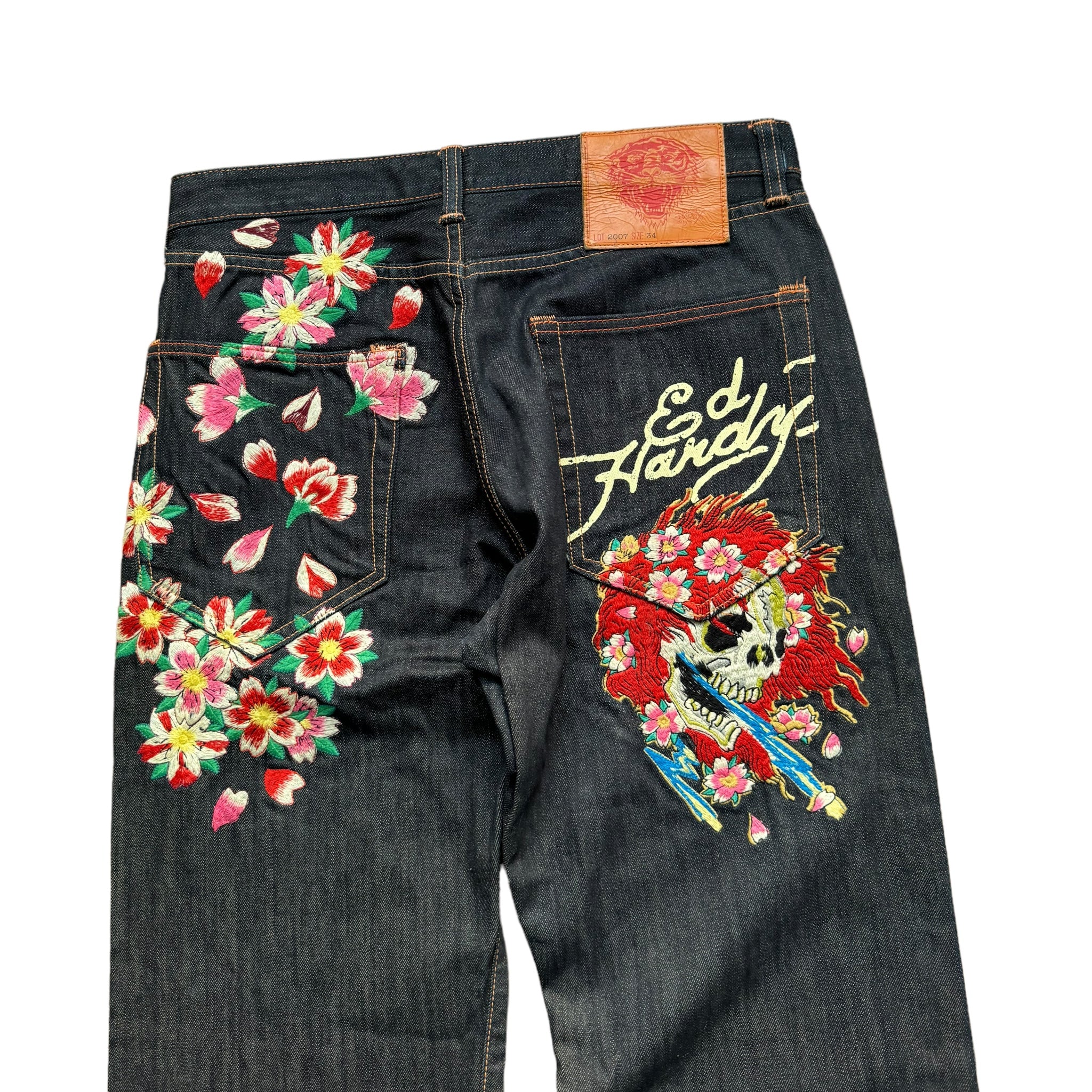 Jean baggy Ed Hardy (L)