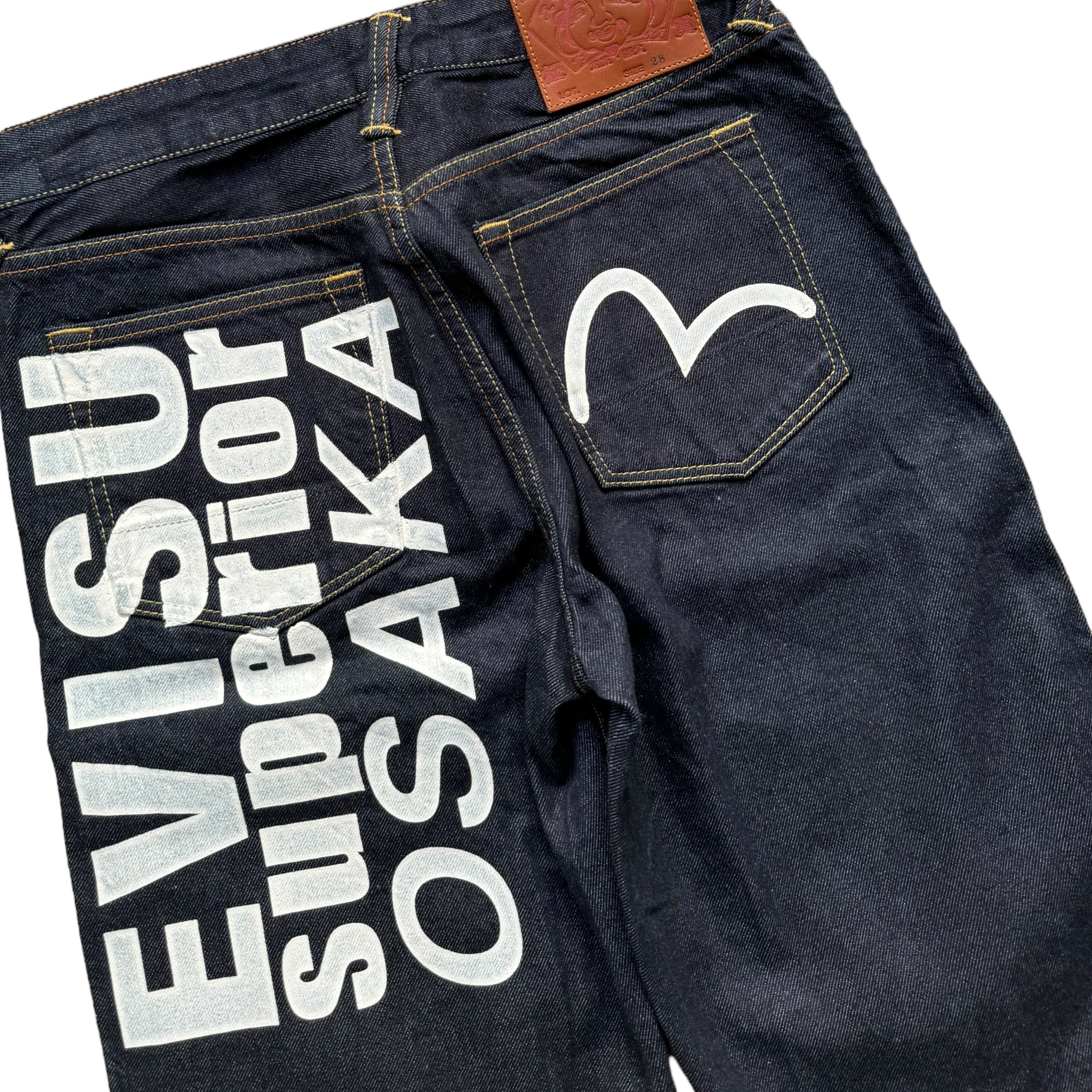 Jort baggy seagull deadstock Evisu (S)