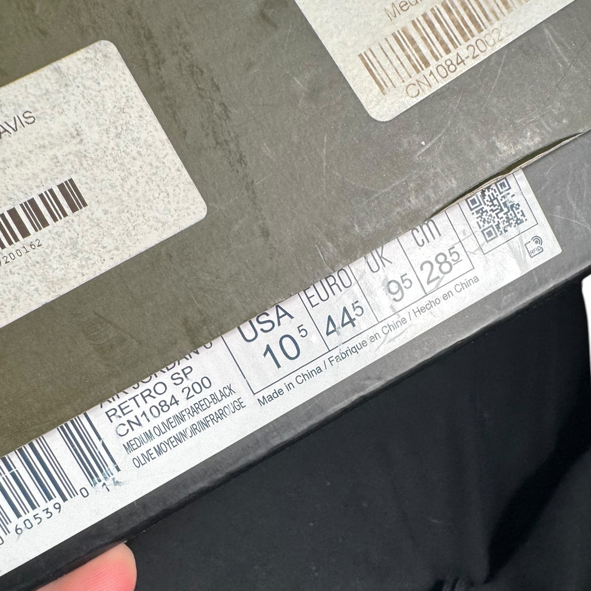 Jordan 6 Travis Scott Médium Olive (44.5EU)