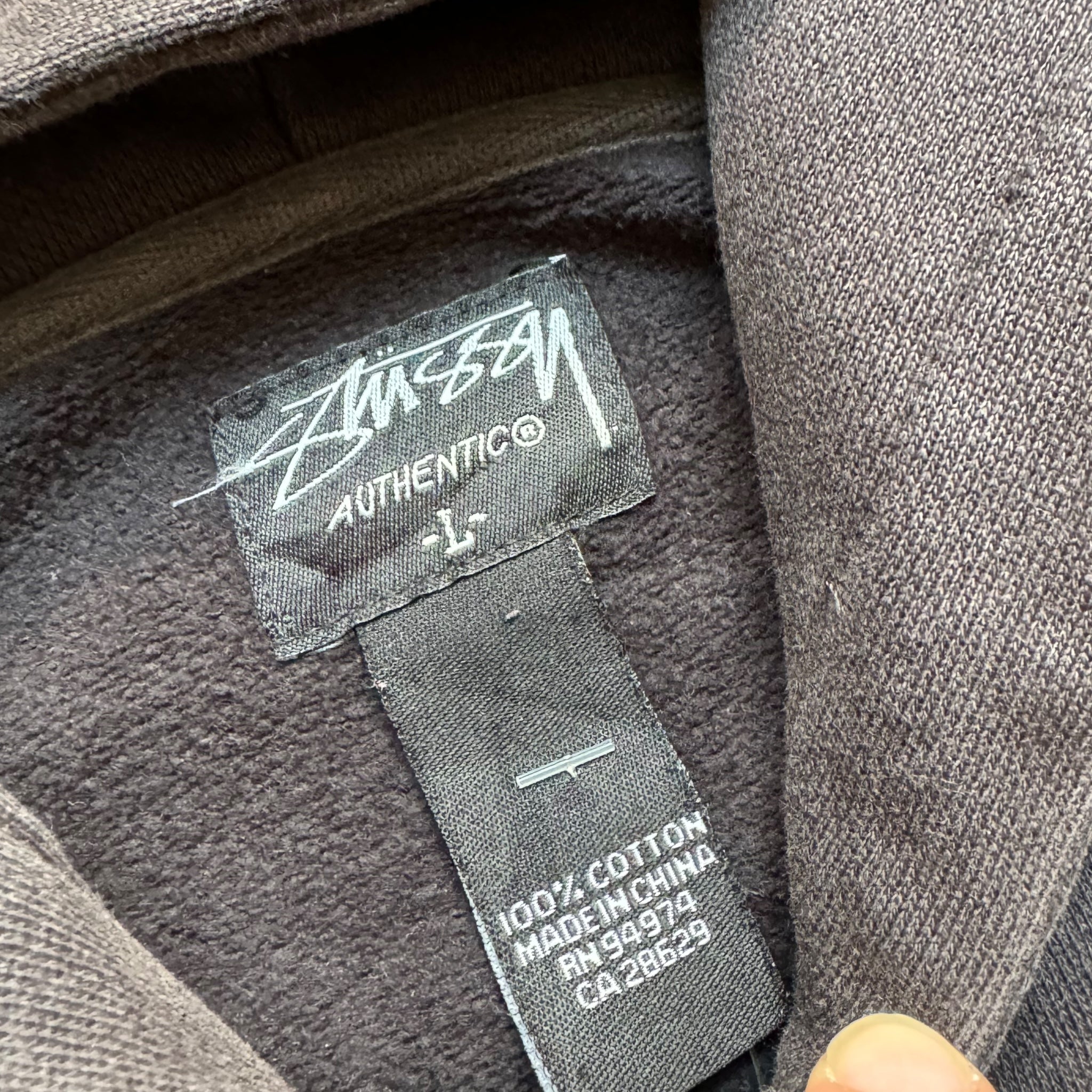 Sweat zippé Stussy vintage (L)