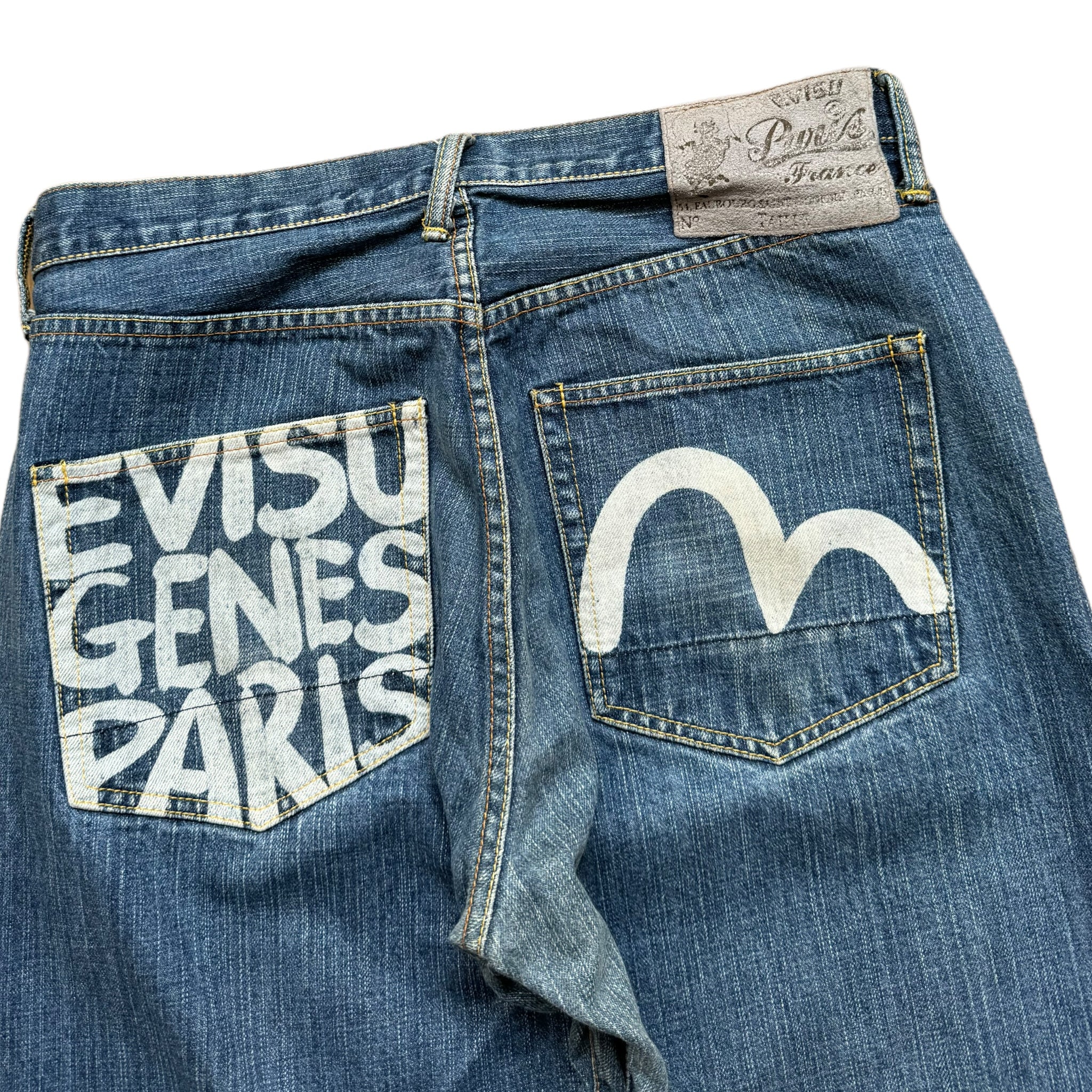 Jean baggy seagull Evisu (M)