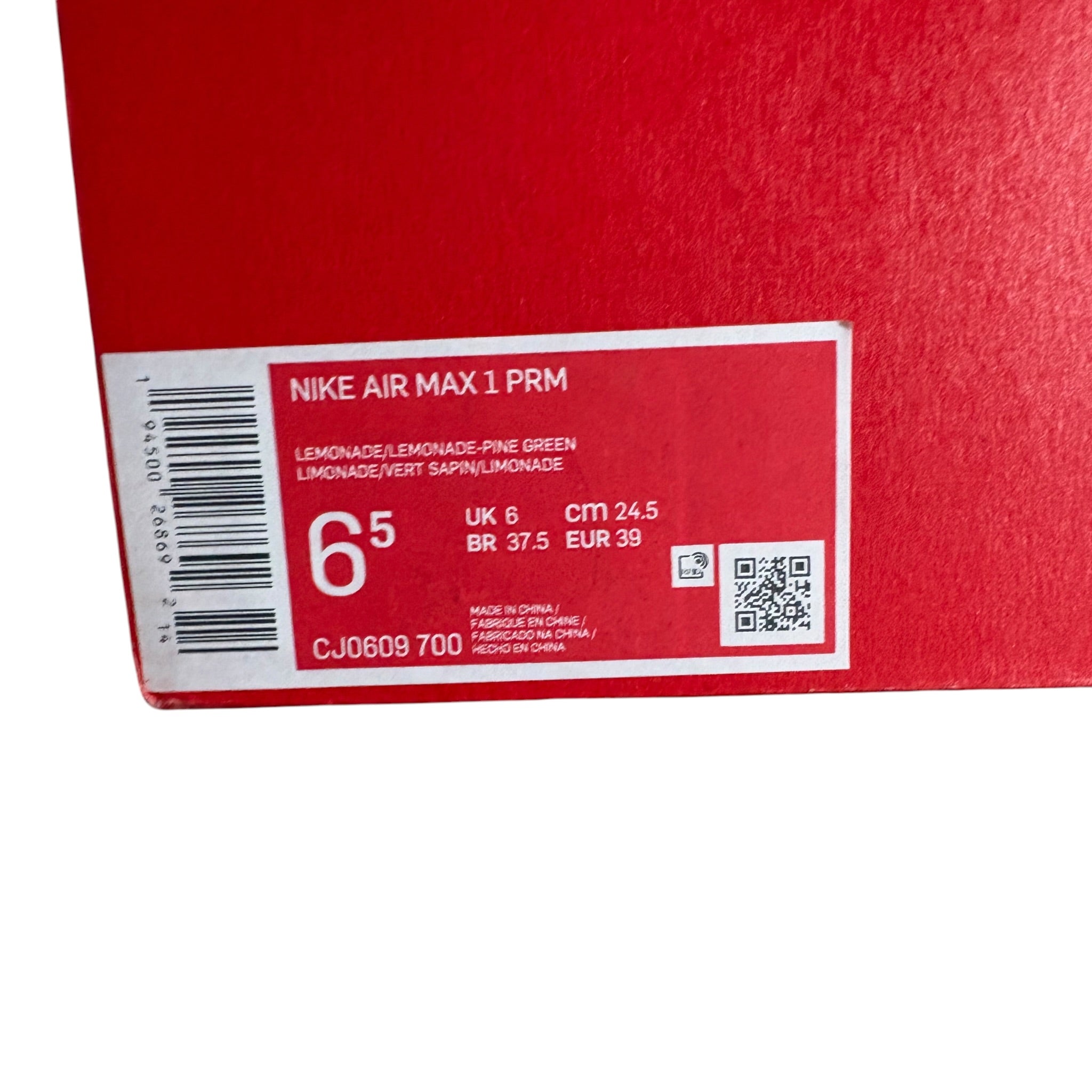 Air Max One Lemonade (39EU)