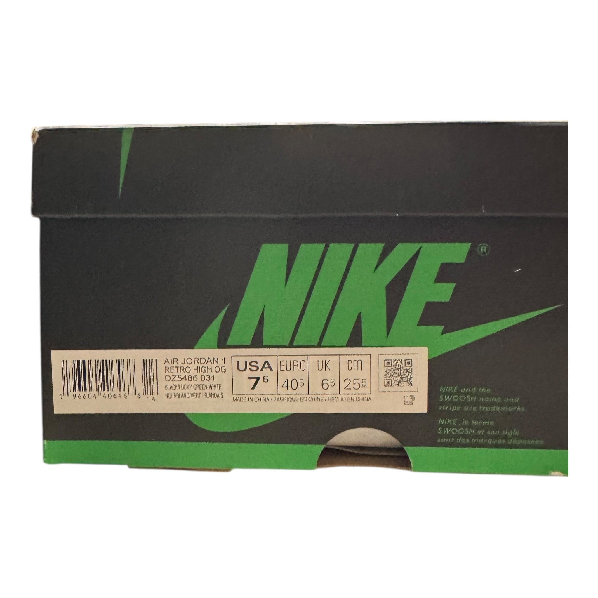 Jordan One High lucky green (40.5EU)