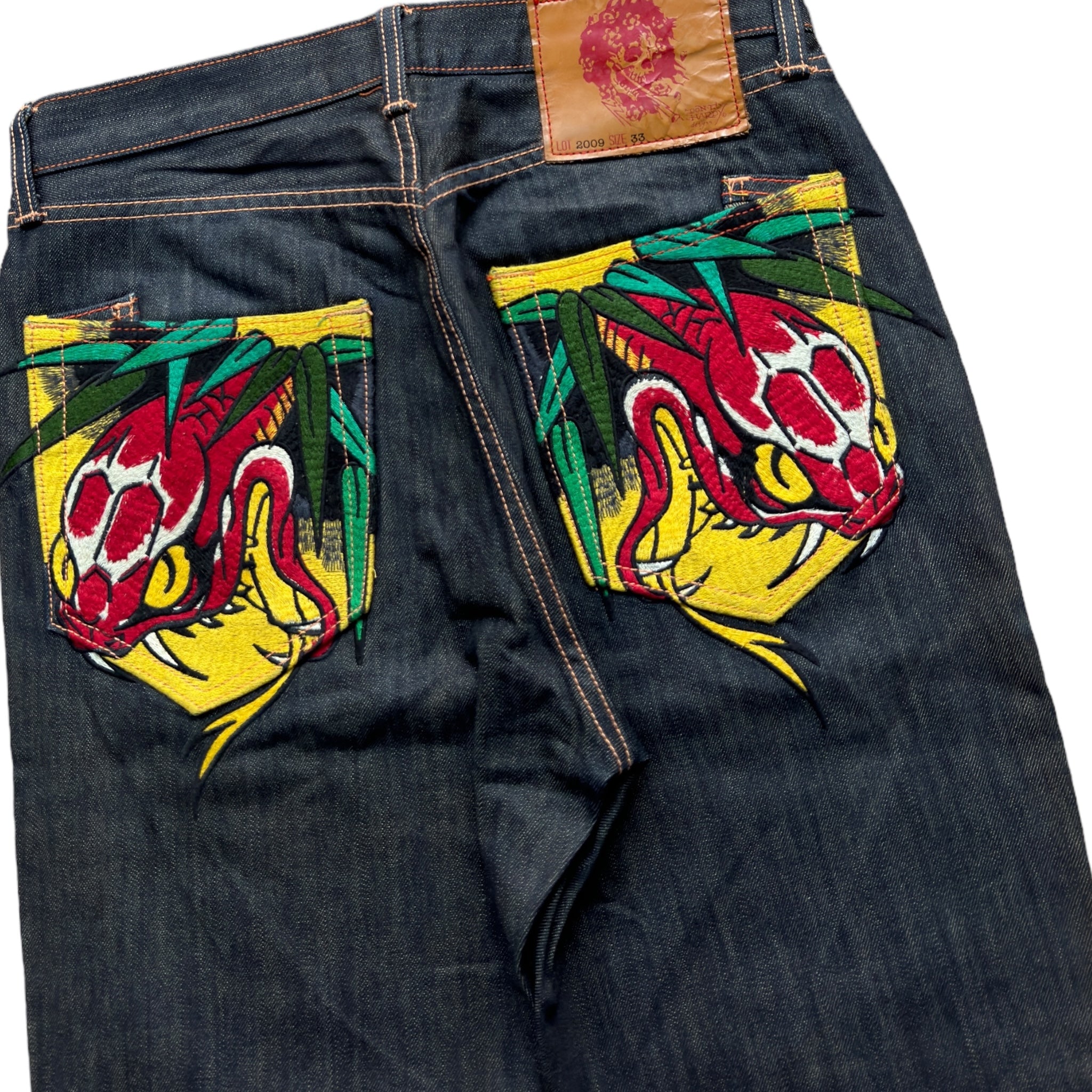 Ed Hardy vintage baggy jeans (S)