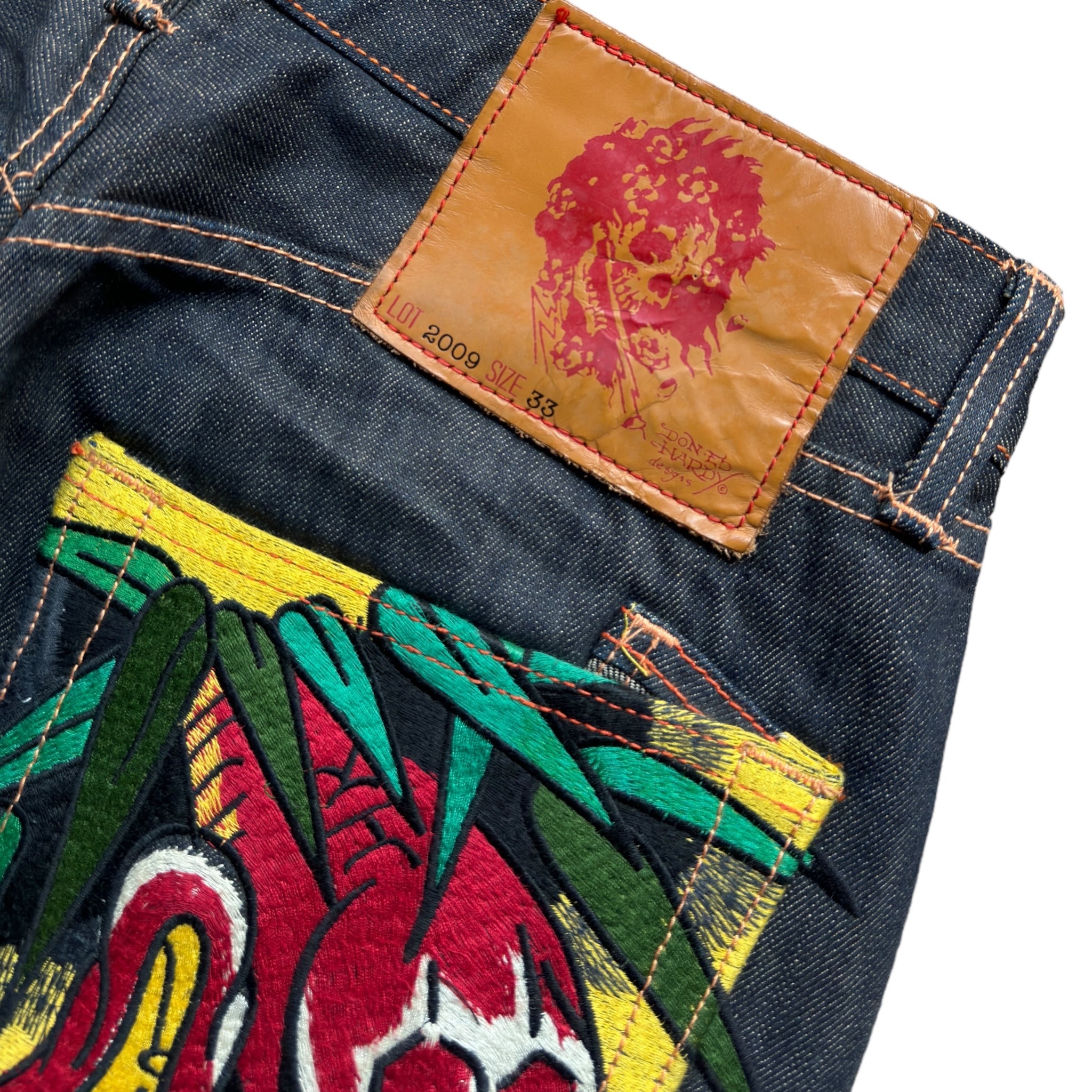 Ed Hardy vintage baggy jeans (S)