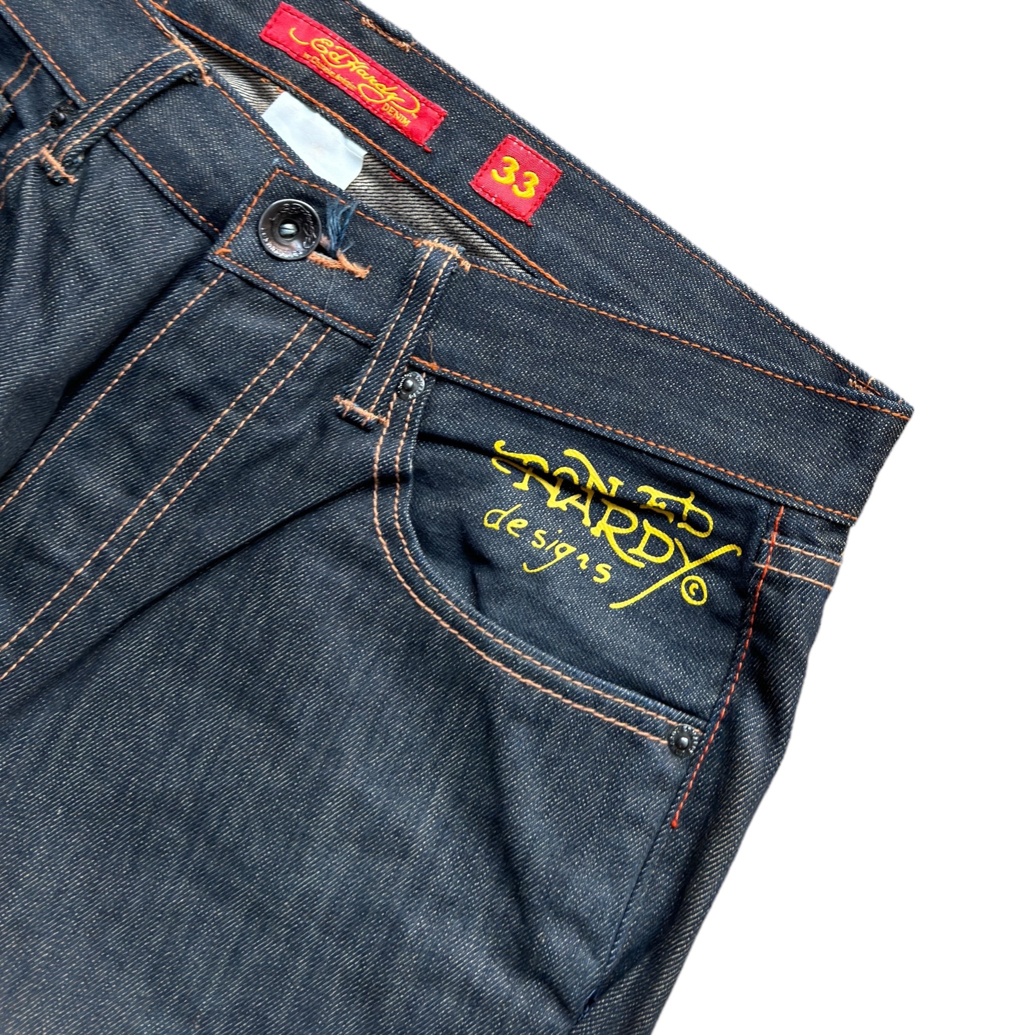 Ed Hardy vintage baggy jeans (S)