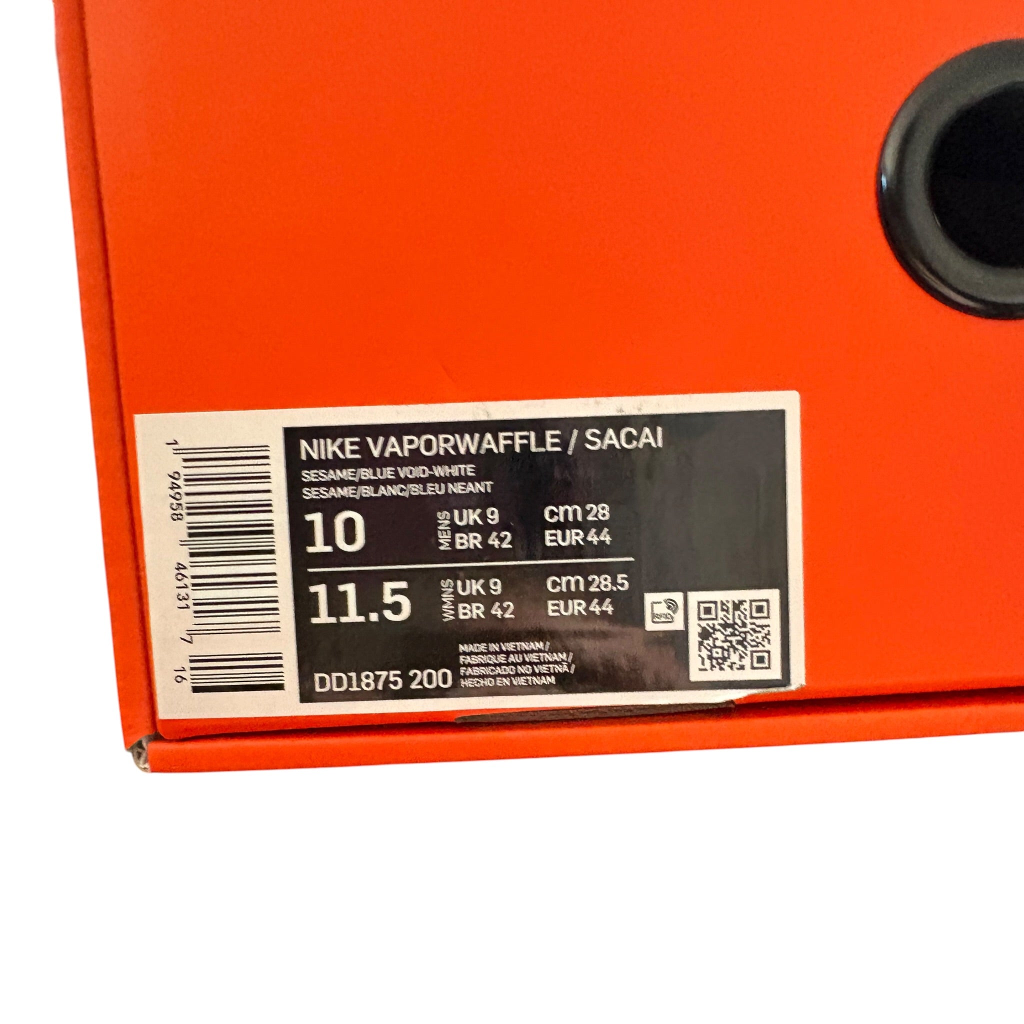 Sacai Vapor Waffle Sesame (44EU)