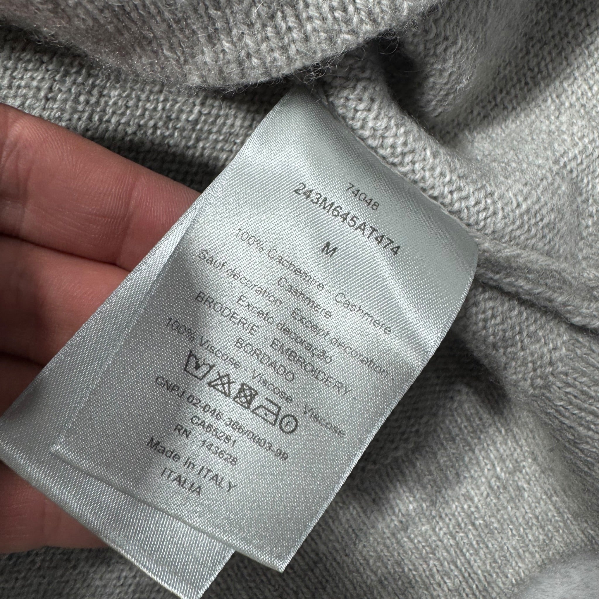Pull Dior Cachemire (M)