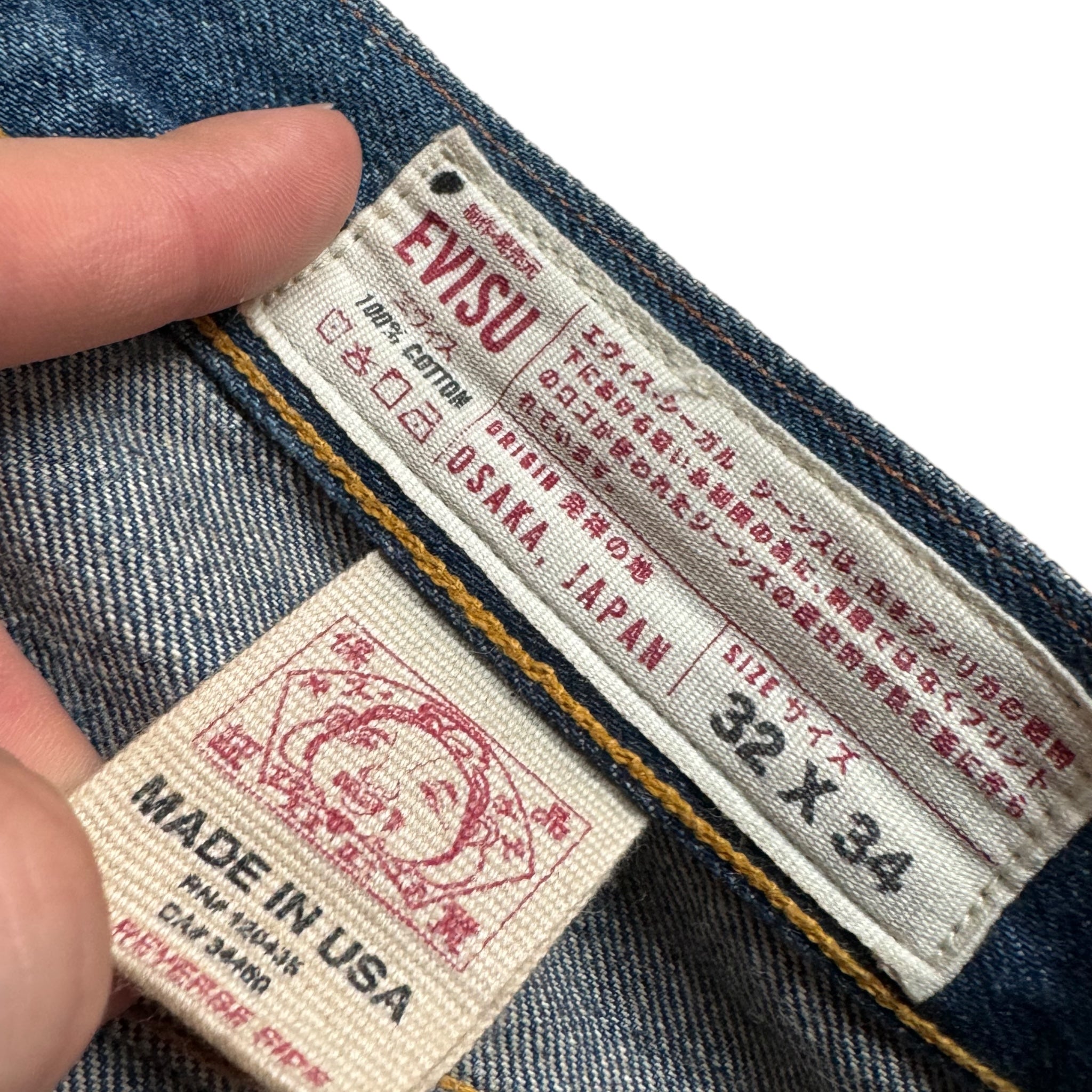 Jean baggy seagull Evisu (M)