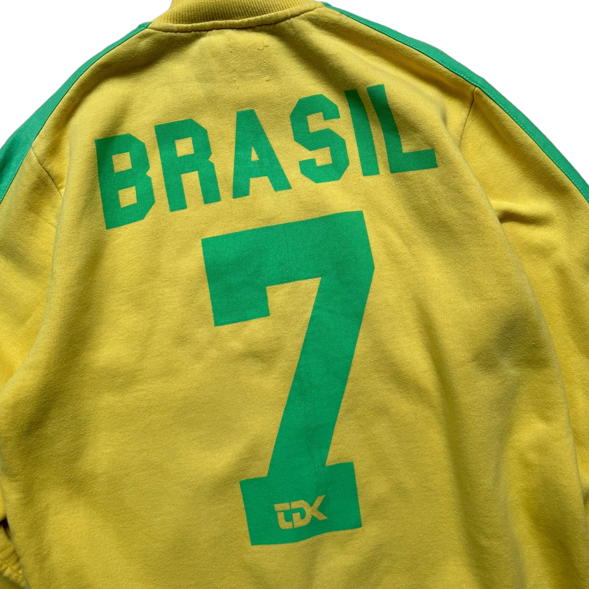 Vintage Brasilien Sweatshirt mit Reißverschluss (L)