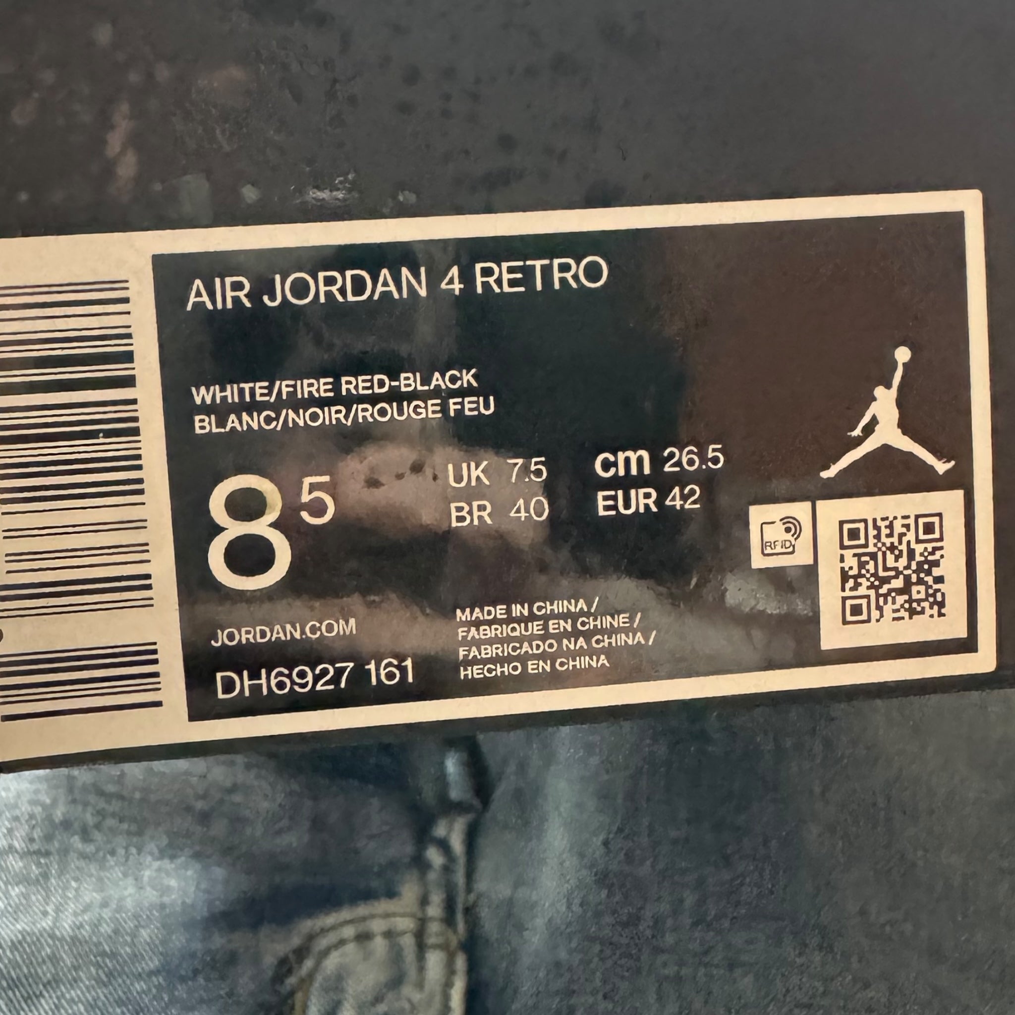 Jordan 4 Fire Red (42EU)