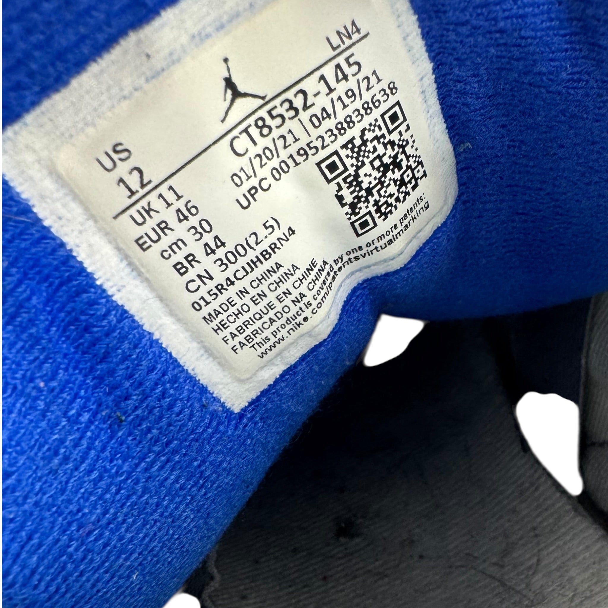 Jordan 3 Racer Blue (46EU)