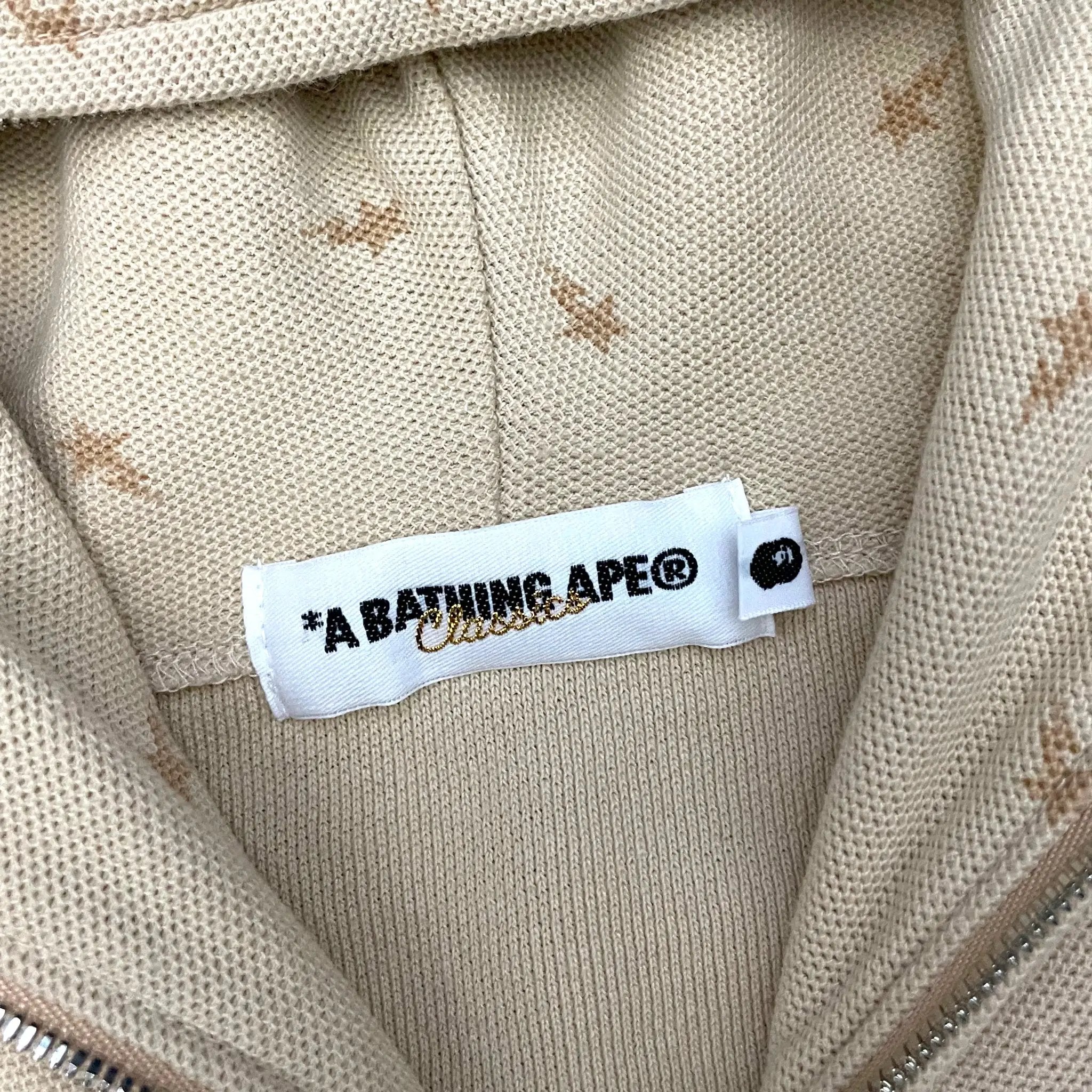 Bape Vintage-Sweatshirt mit durchgehendem Reißverschluss (L)