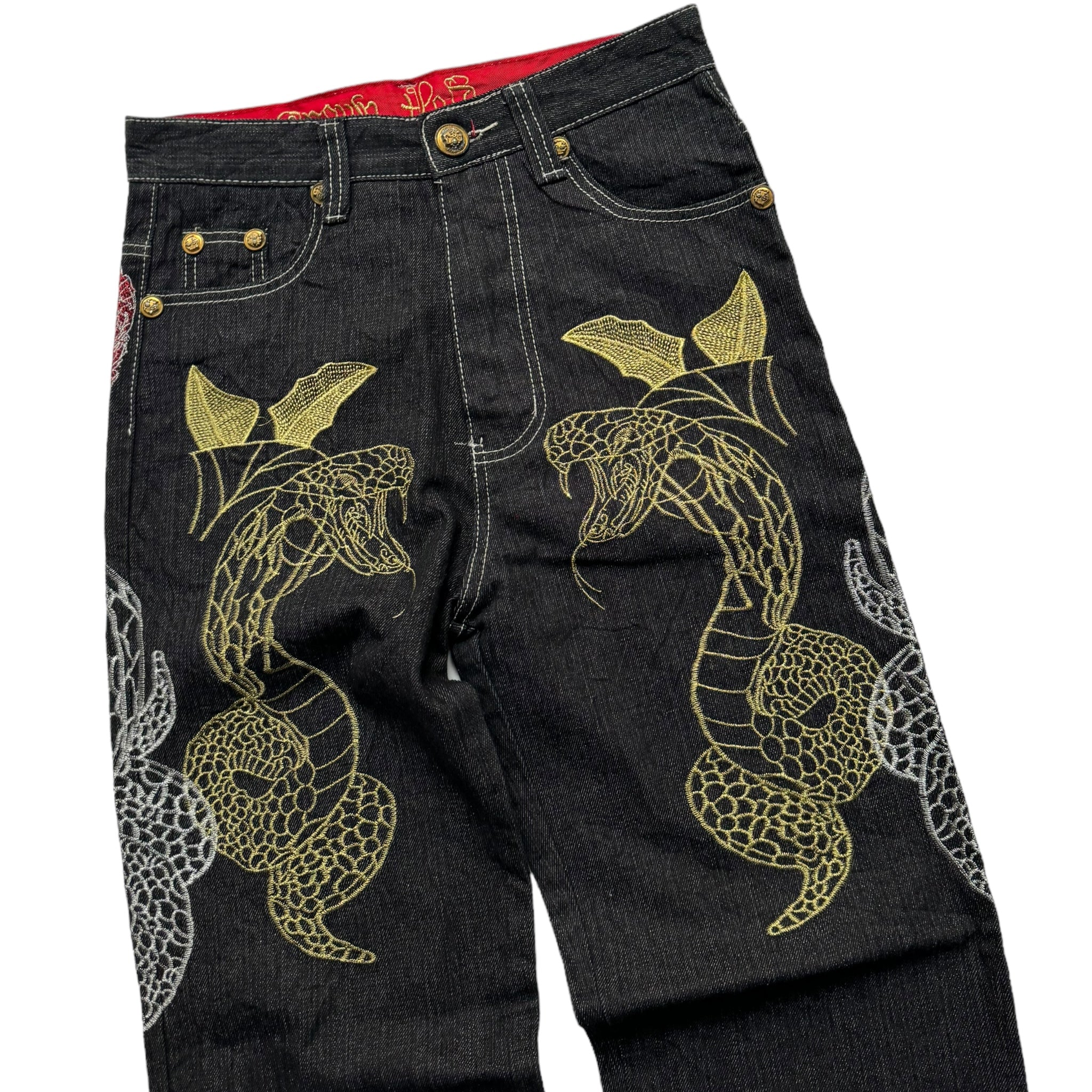 Karakuri style baggy jeans (S)