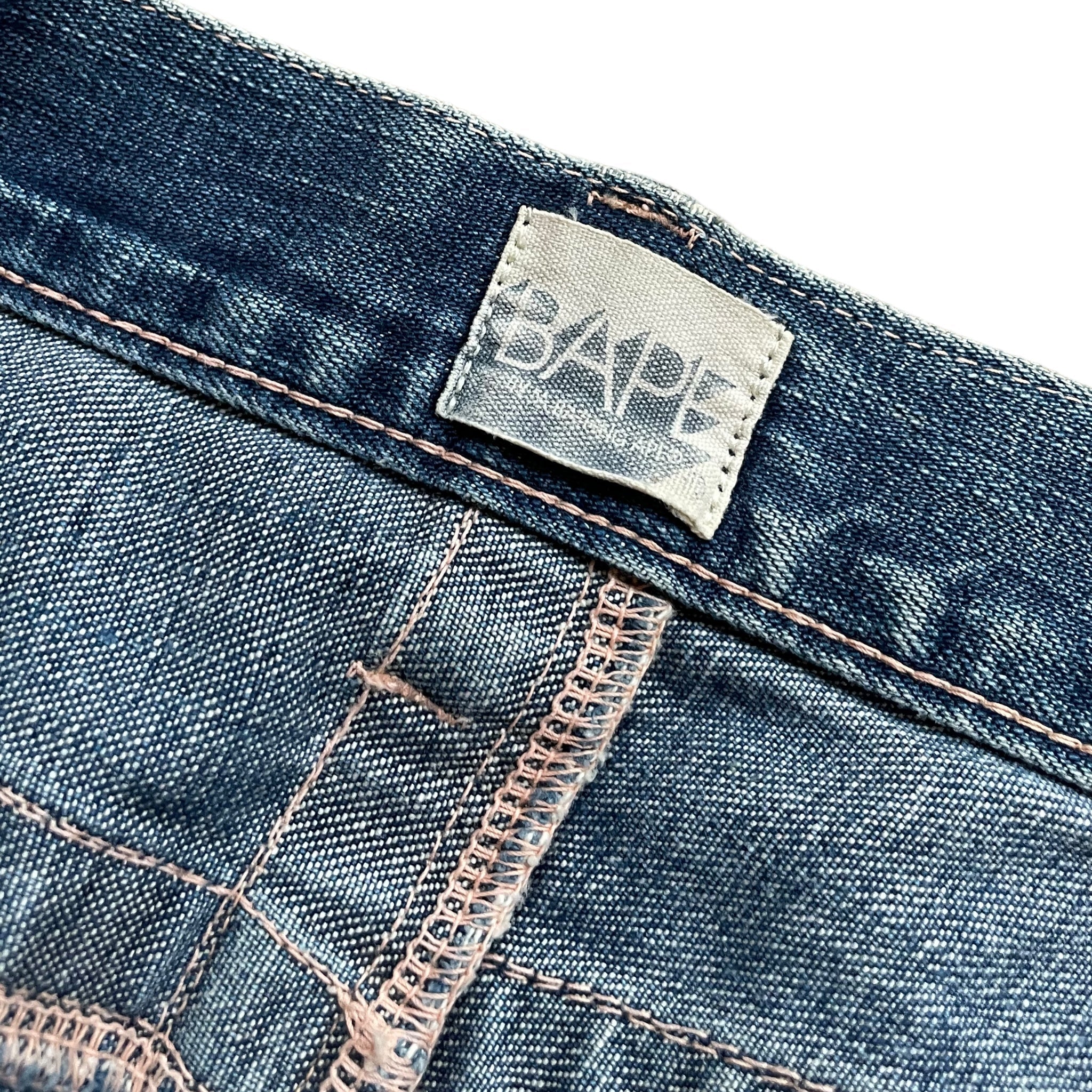 Vintage Bape Baggy-Jeans (M)