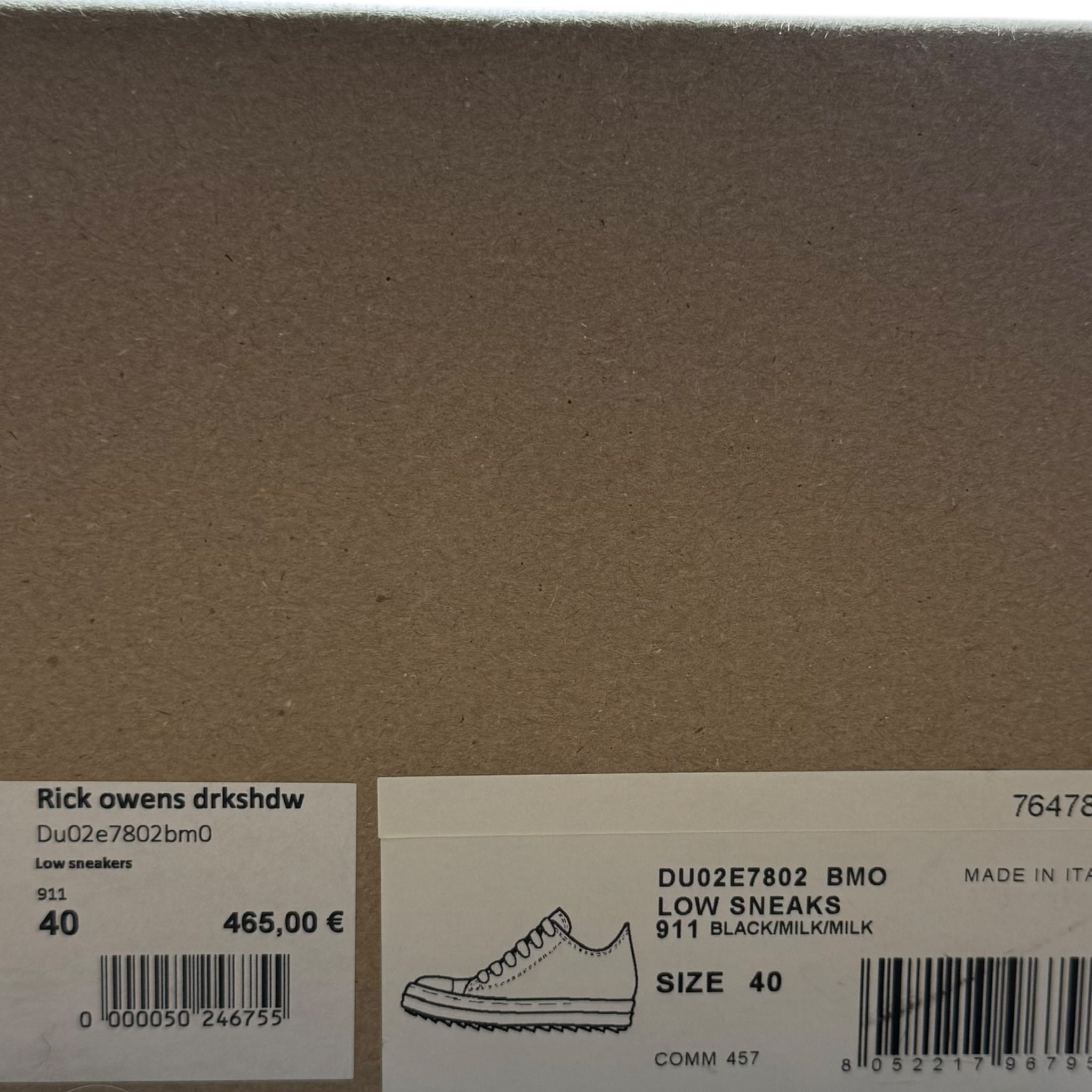 Rick Owens Low DS (40EU)