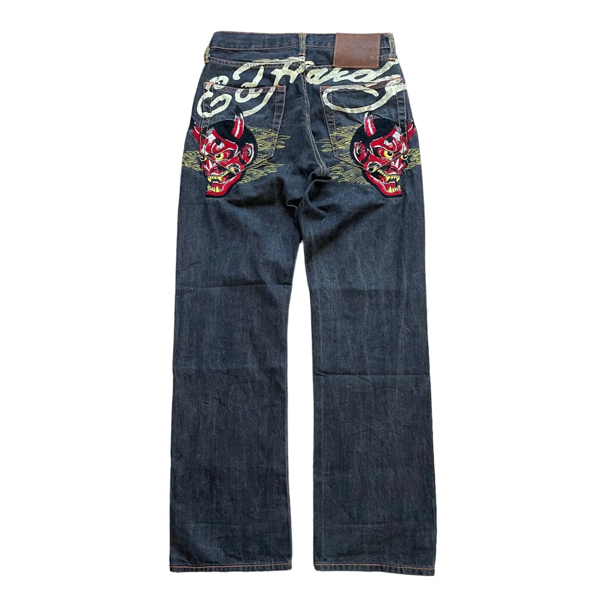 Jean baggy Ed Hardy vintage (S)