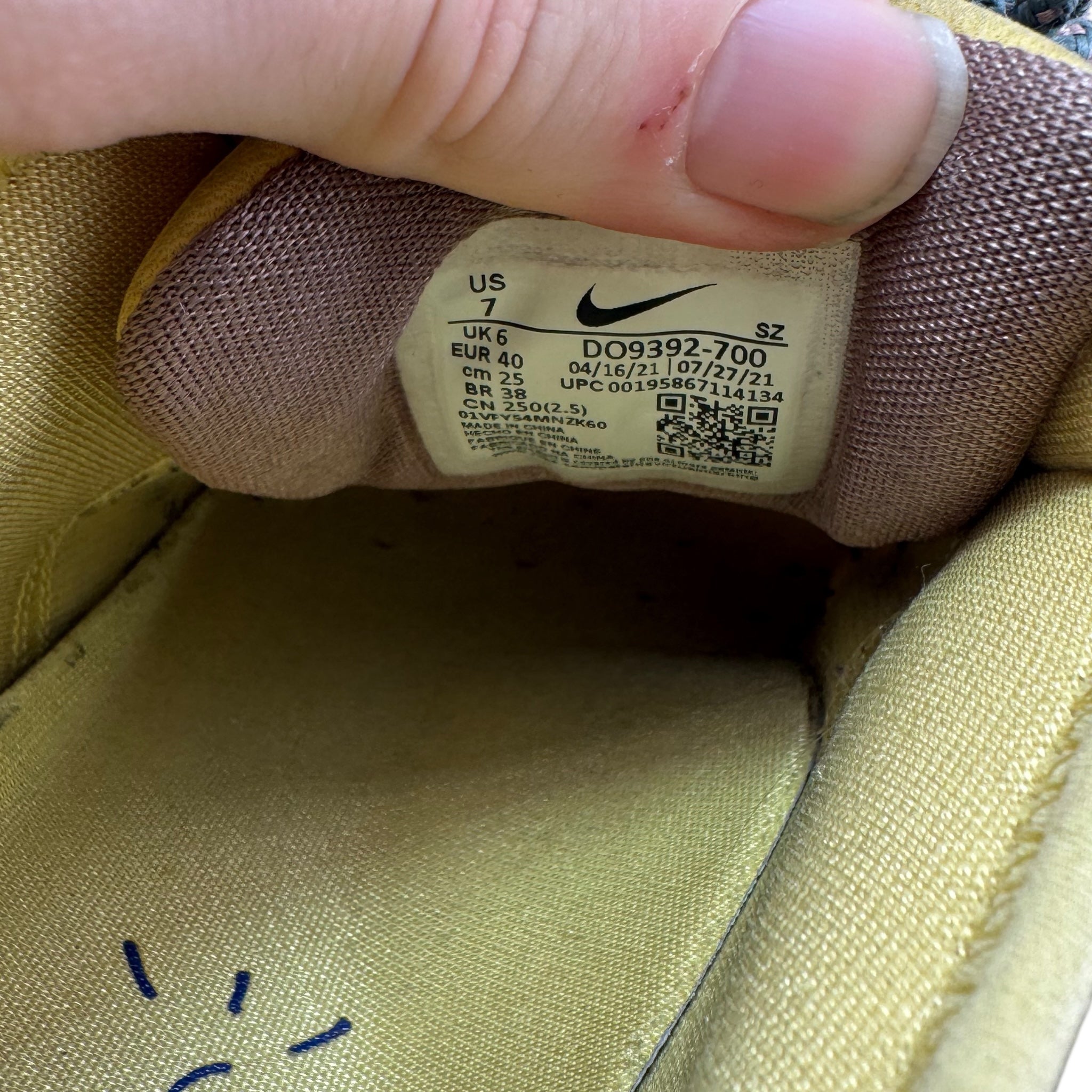 Air Max One Travis Saturn Gold (40EU)