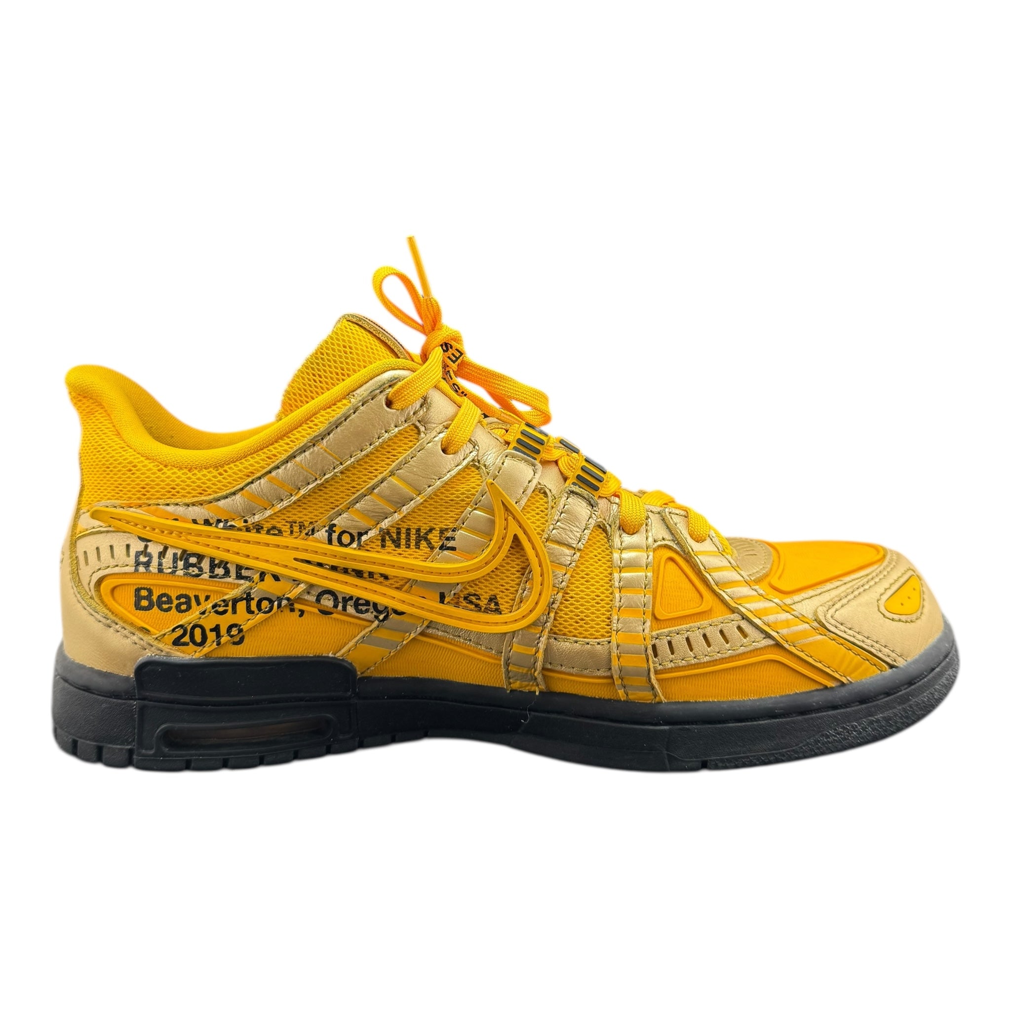 Nike Air Rubber Dunk Off-White university gold yellow (43EU)