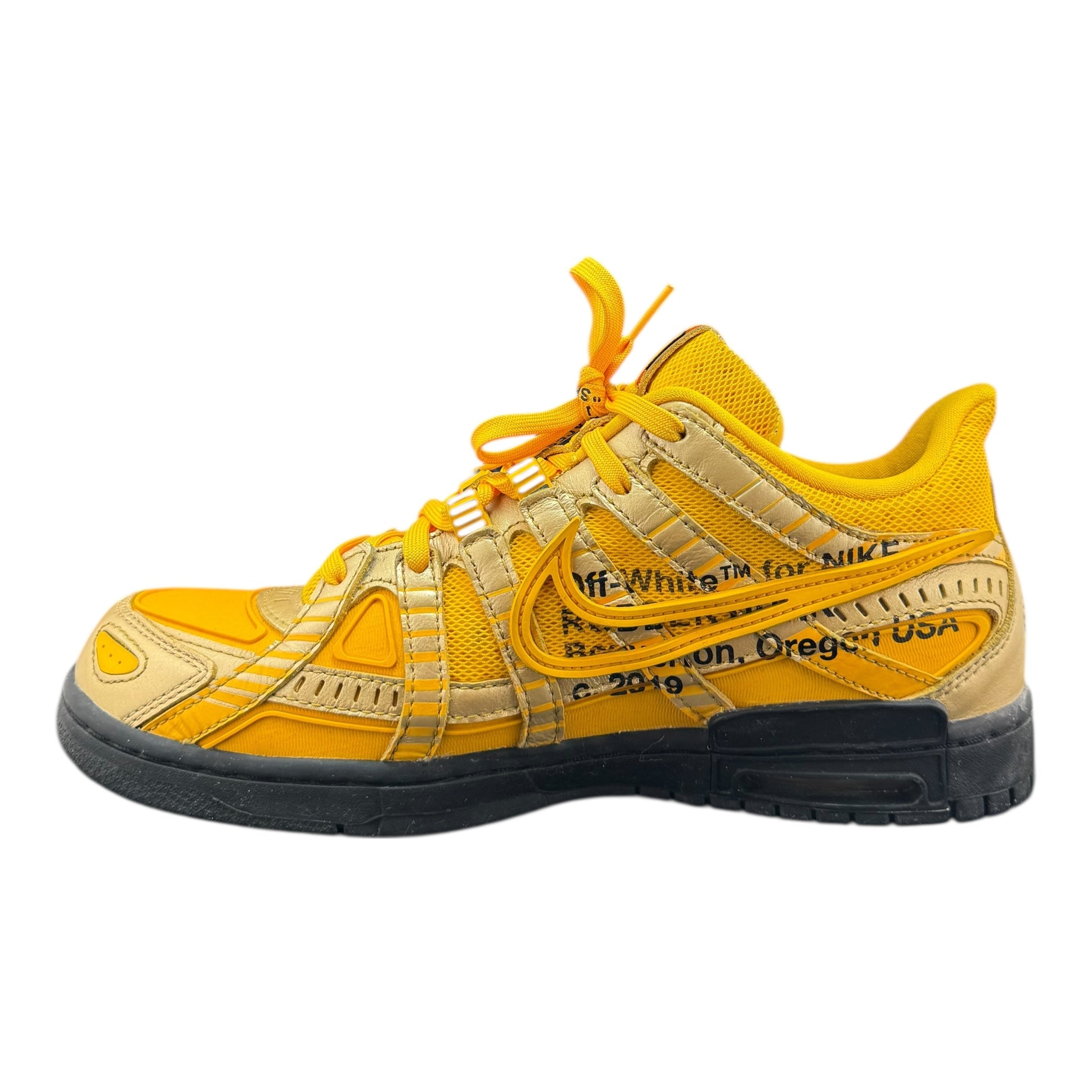 Nike Air Rubber Dunk Off-White university gold yellow (43EU)