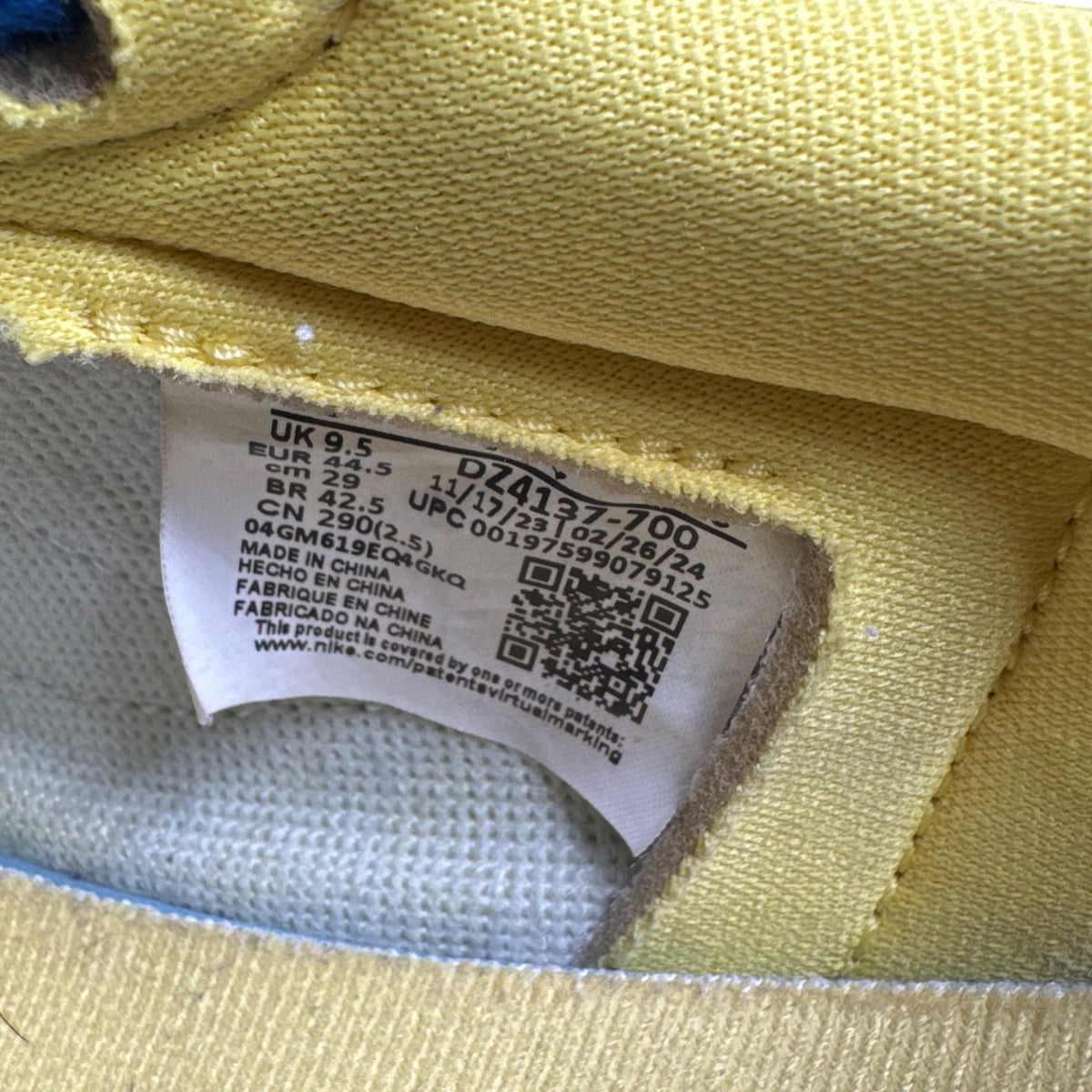 Jordan One Low Travis Scott Canary (44.5EU)