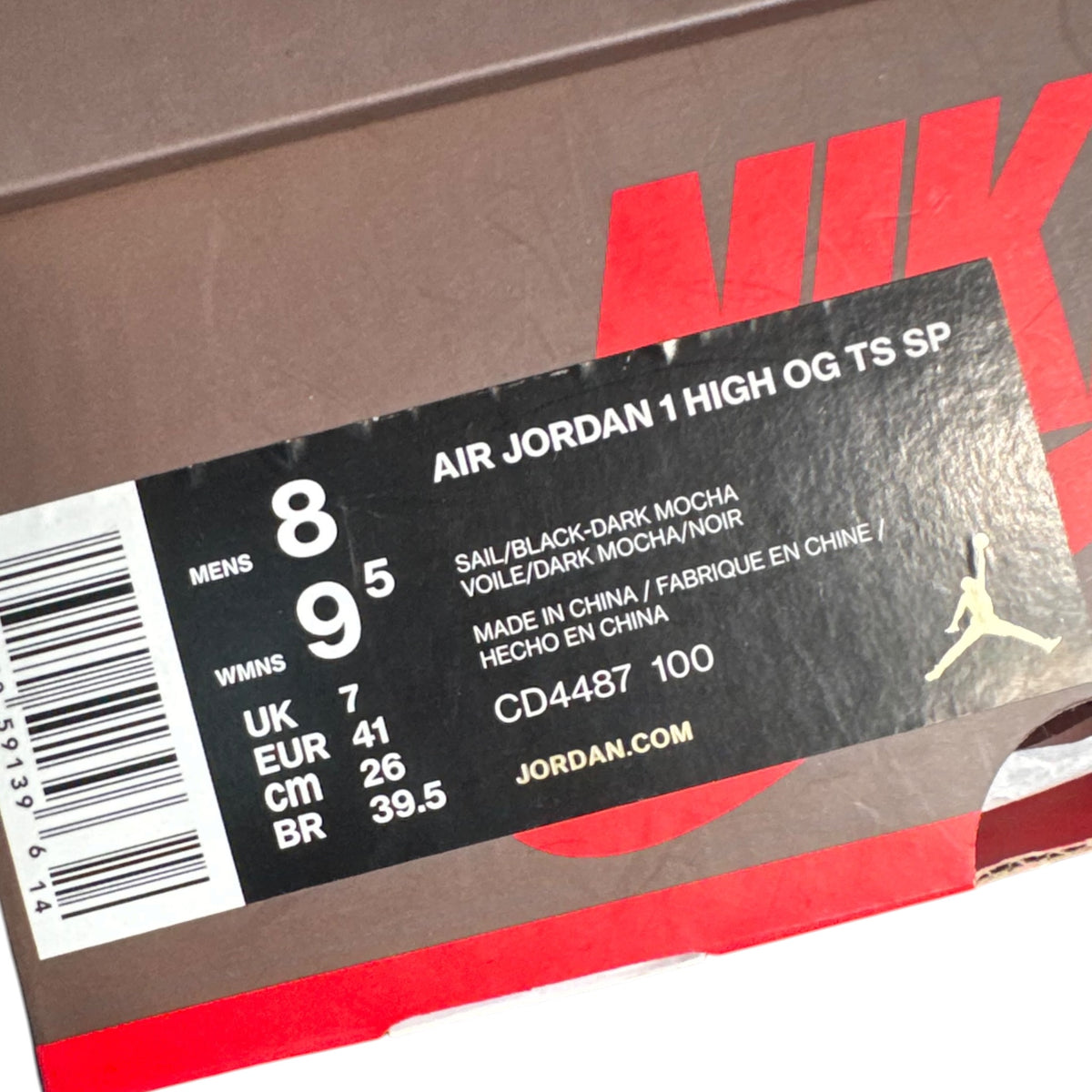 Jordan One High Travis Scott Mocha (41EU)