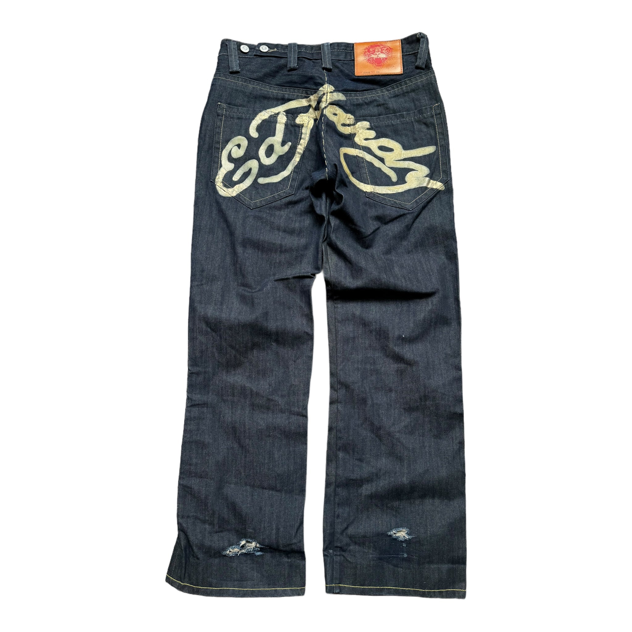 Jean baggy Ed Hardy (L)