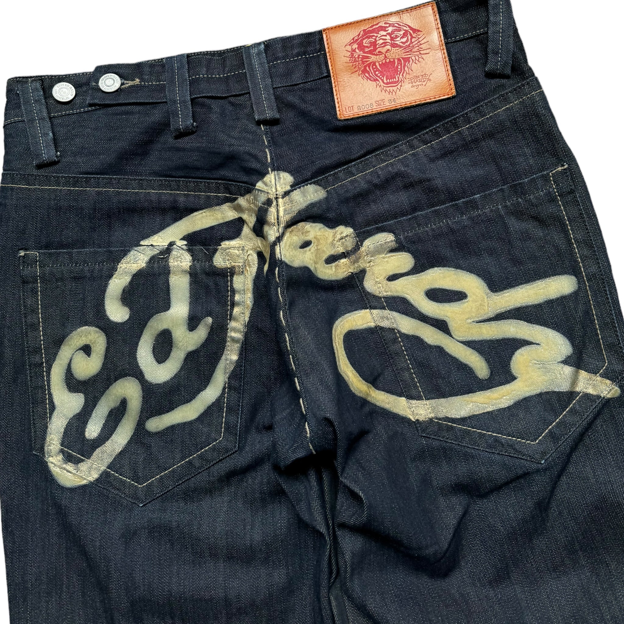 Jean baggy Ed Hardy (L)