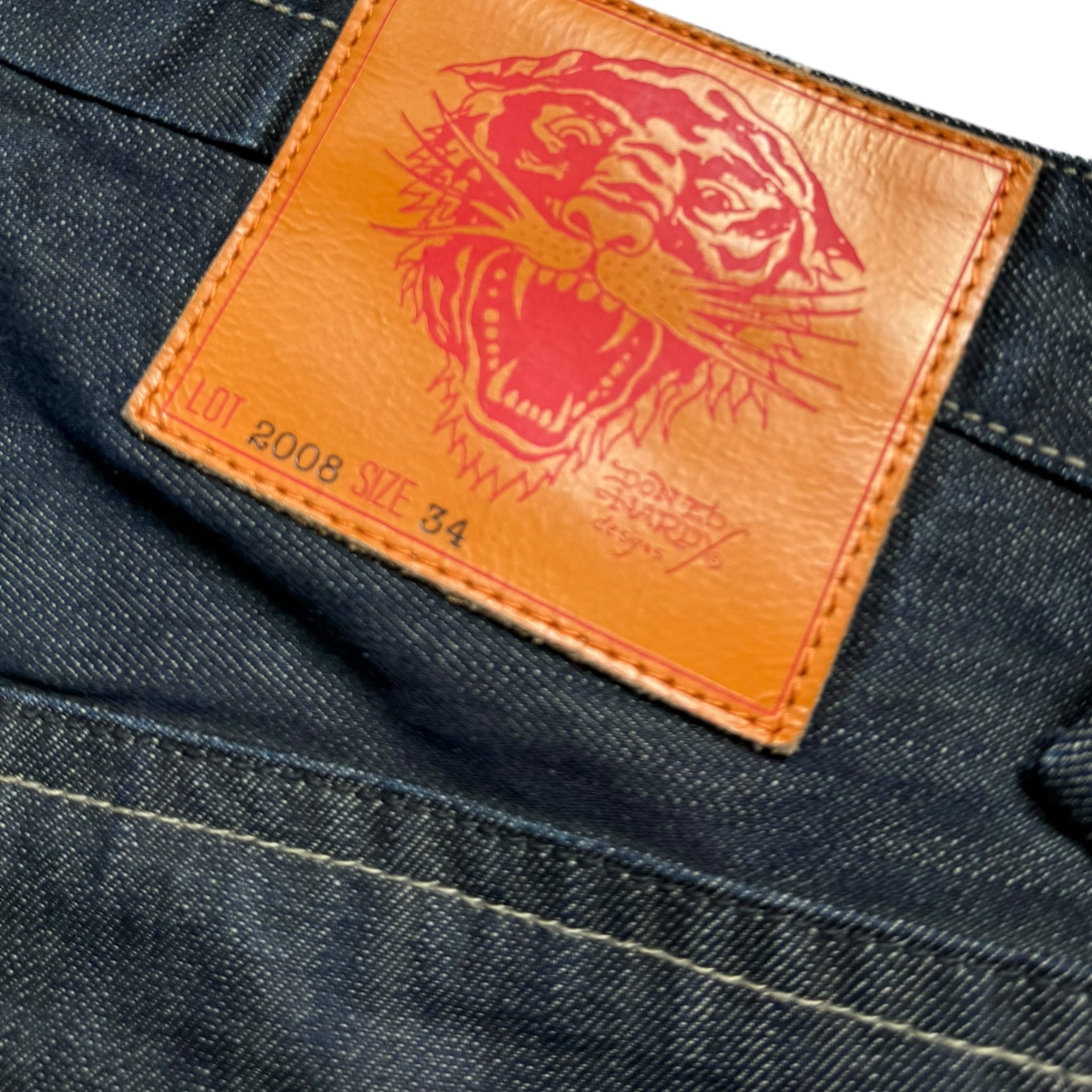 Jean baggy Ed Hardy (L)