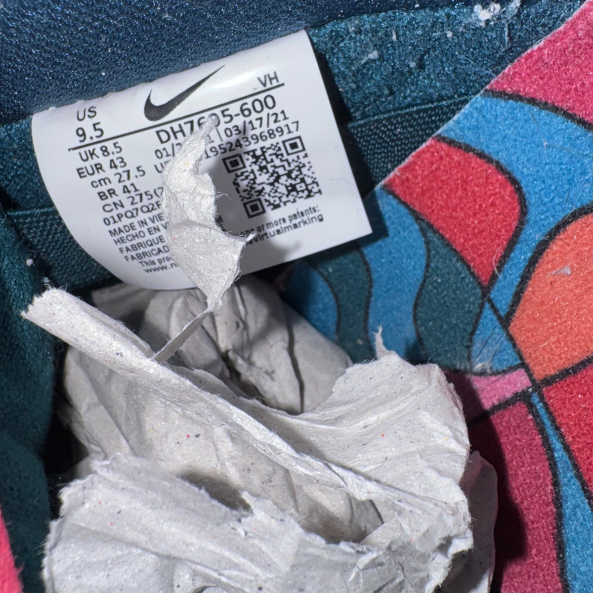 Dunk SB Low Parra (43EU)