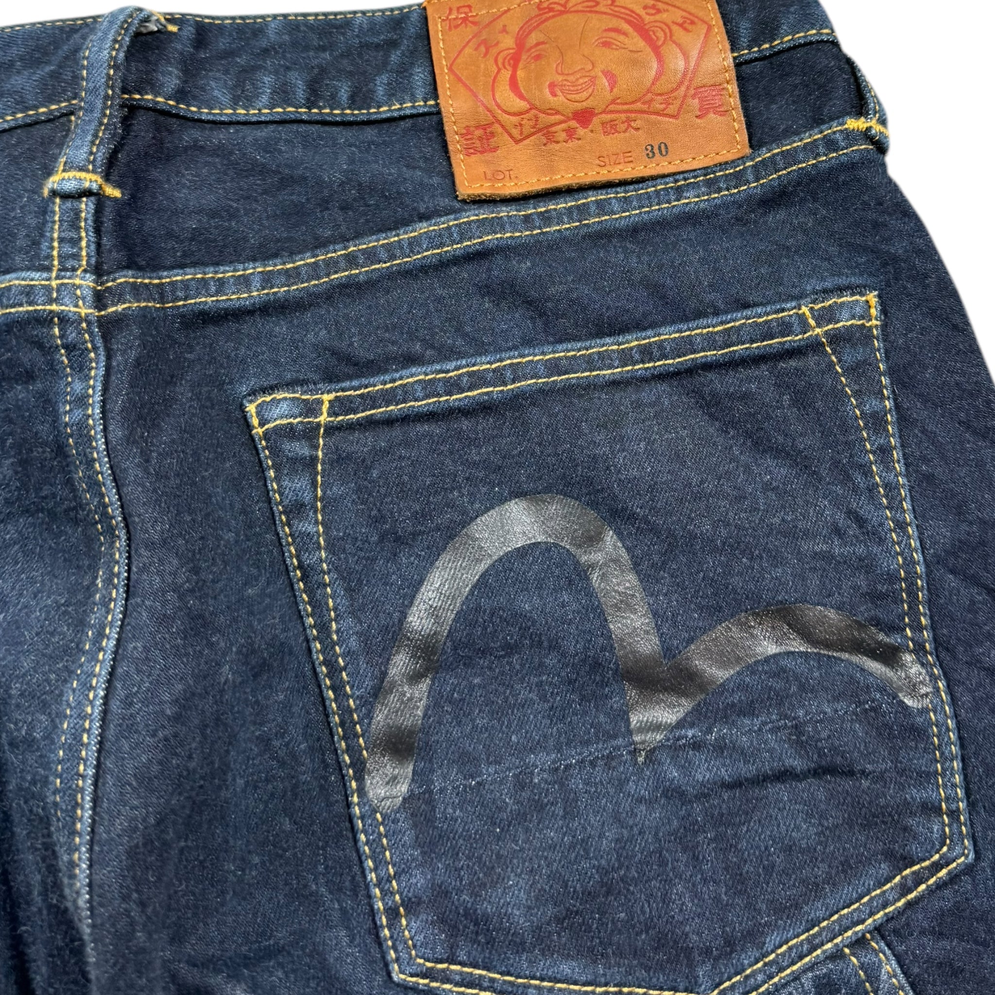 Jean baggy Evisu daicock (S)