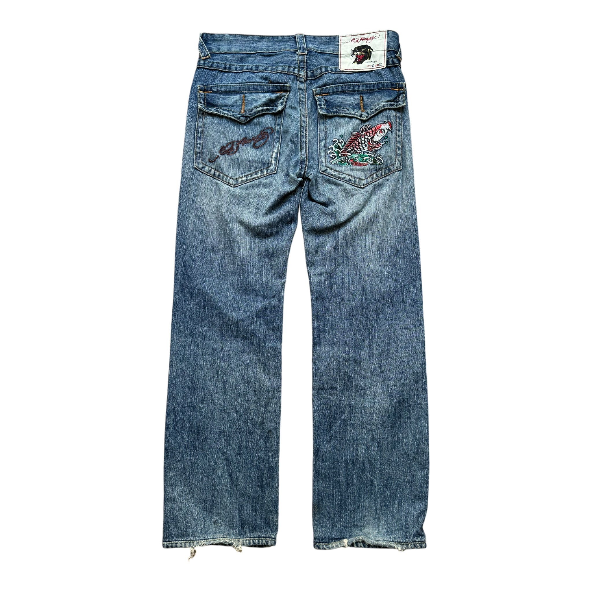 Ed Hardy baggy jeans (M)