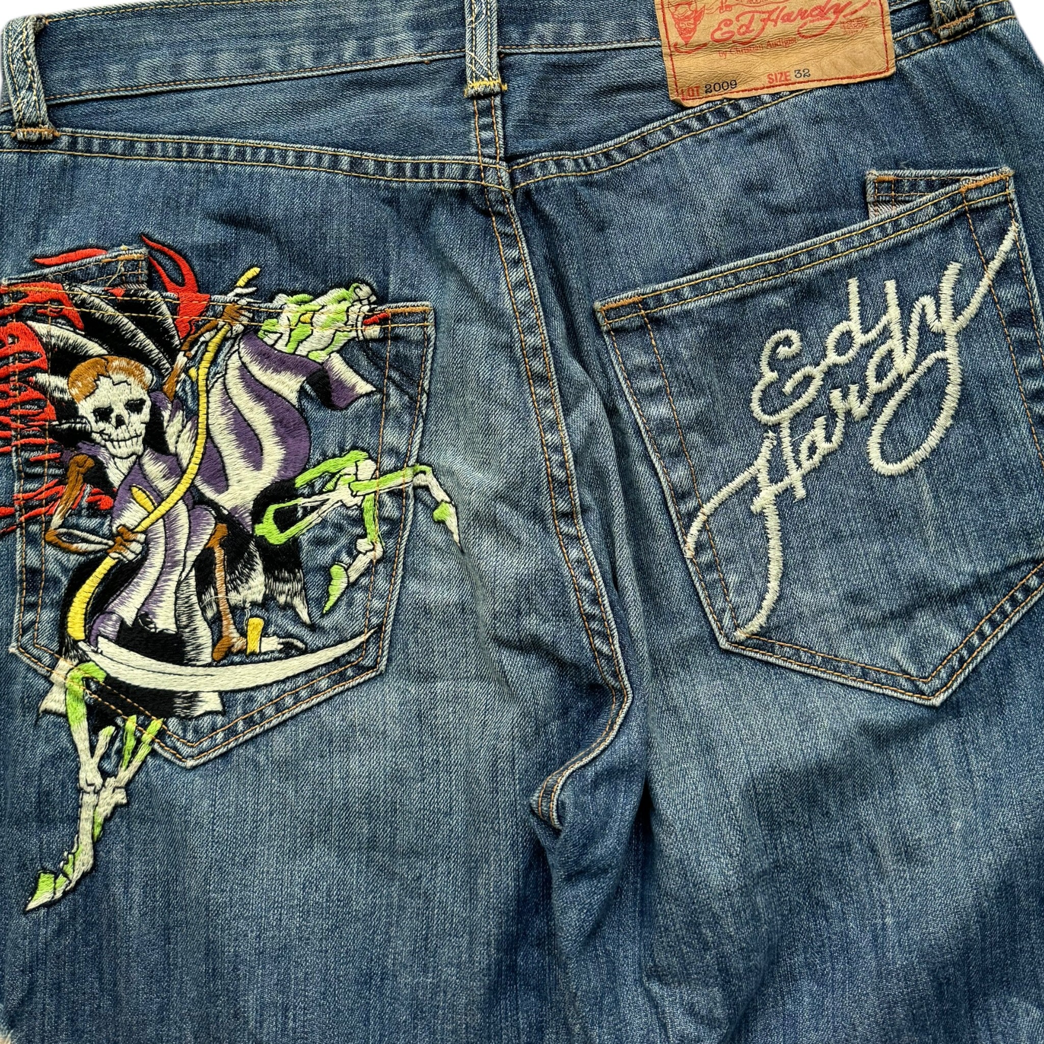 Ed Hardy baggy jeans (M)