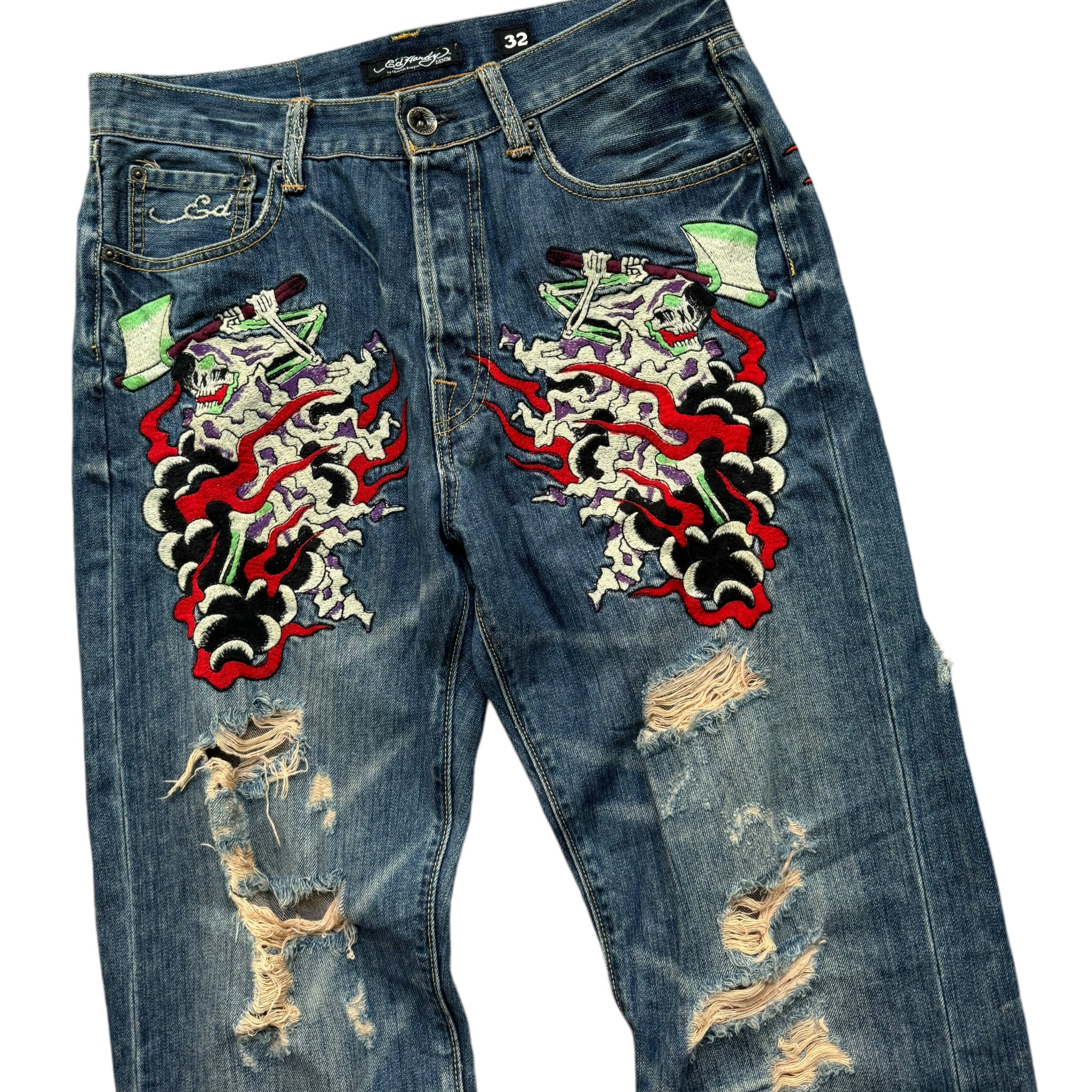 Ed Hardy baggy jeans (M)