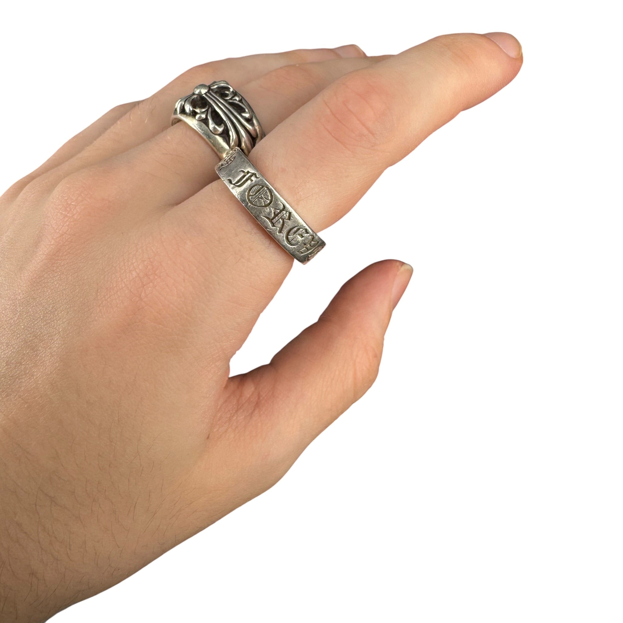Chrome Hearts Forever Ring argent 925 (7US)