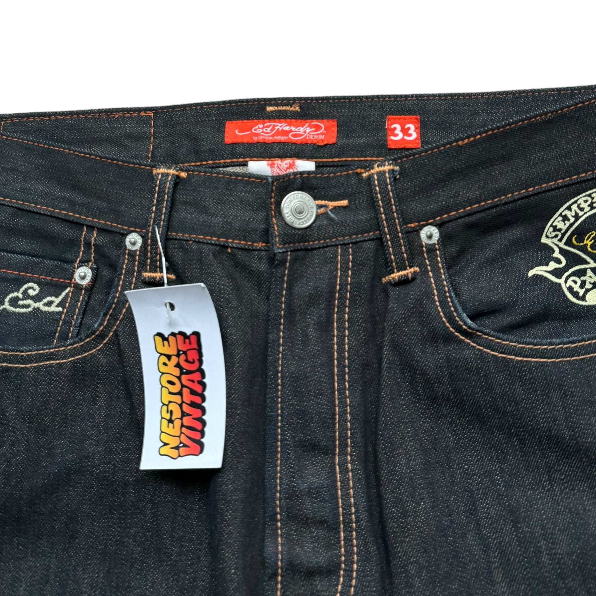 Jean baggy Ed Hardy (M)