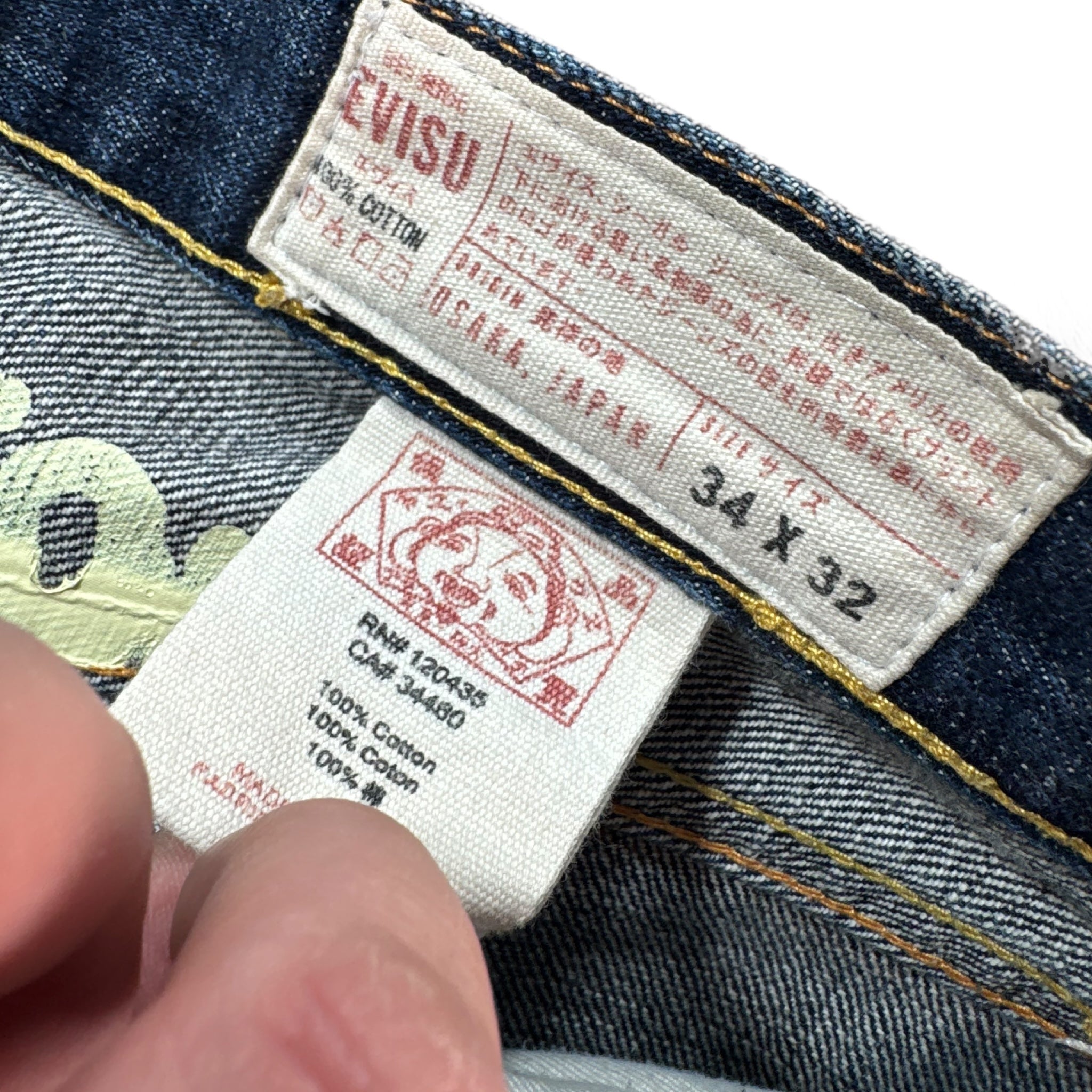 Jean baggy Evisu Daicock (L)