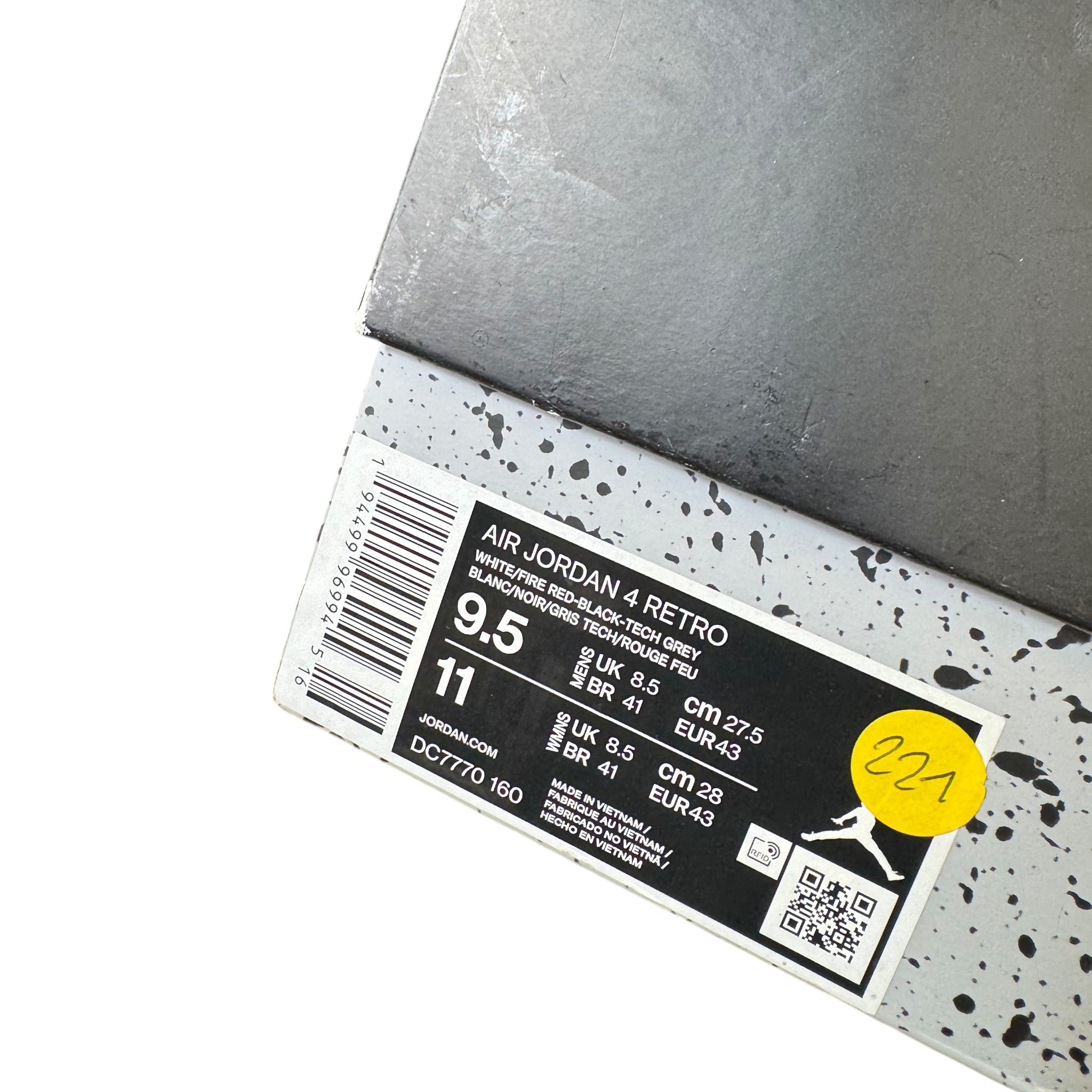 Jordan 4 Fire Red (43EU)