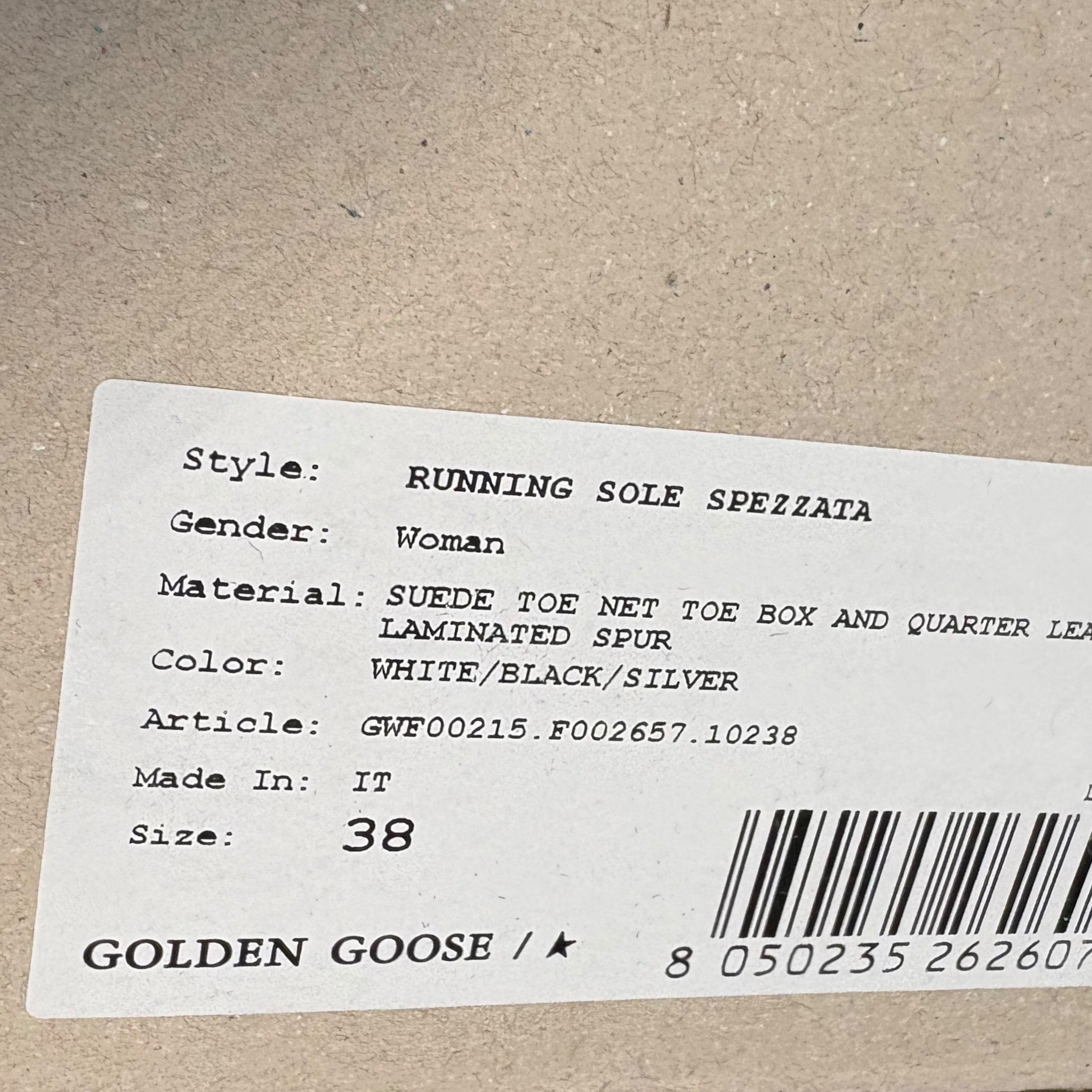 Golden Goose Running (38EU)