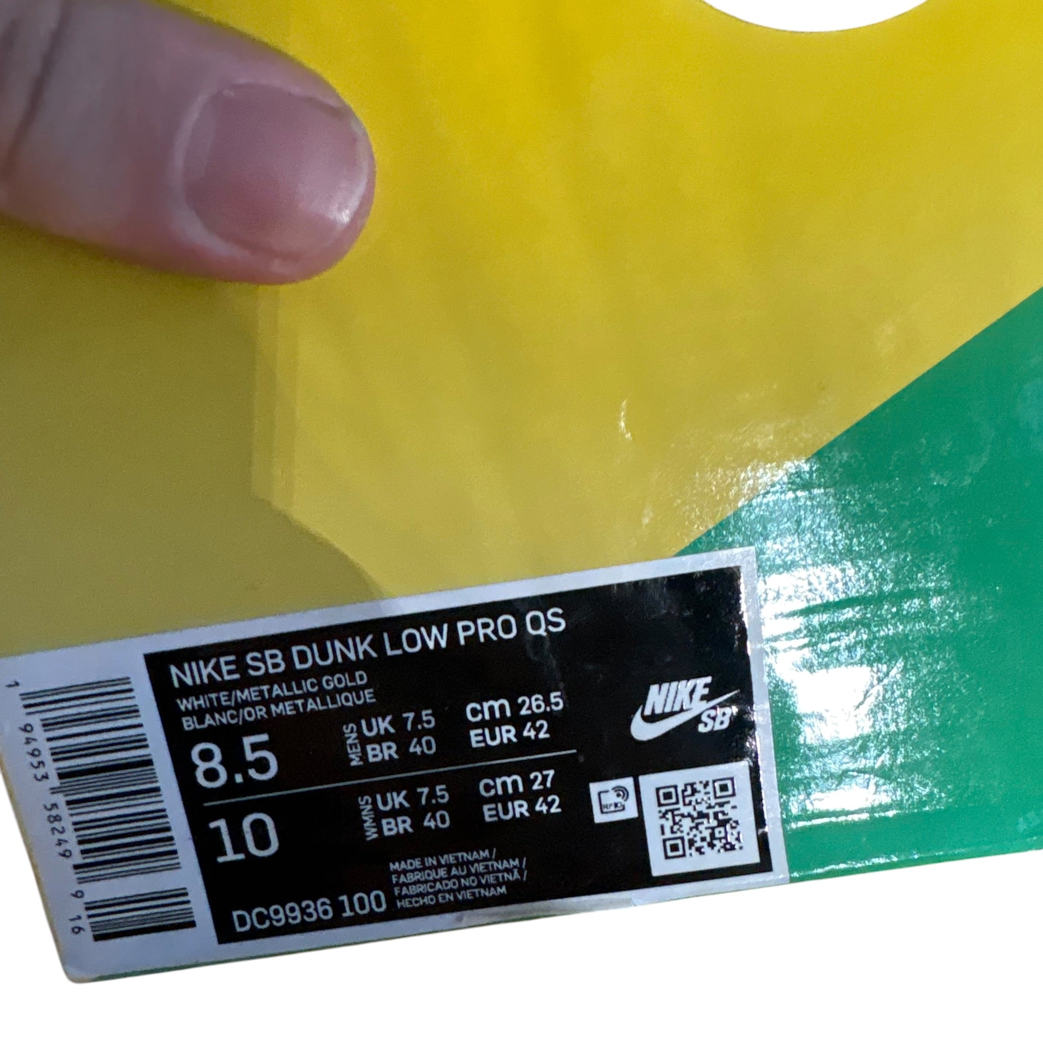 Dunk SB Low Sean Cliver (42EU)