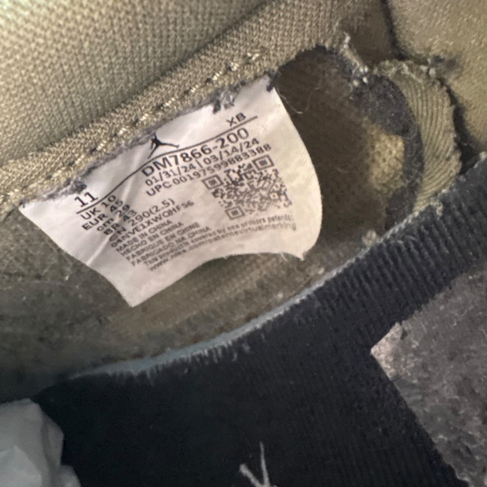 Jordan One Low Travis Scott Medium Olive (45EU)